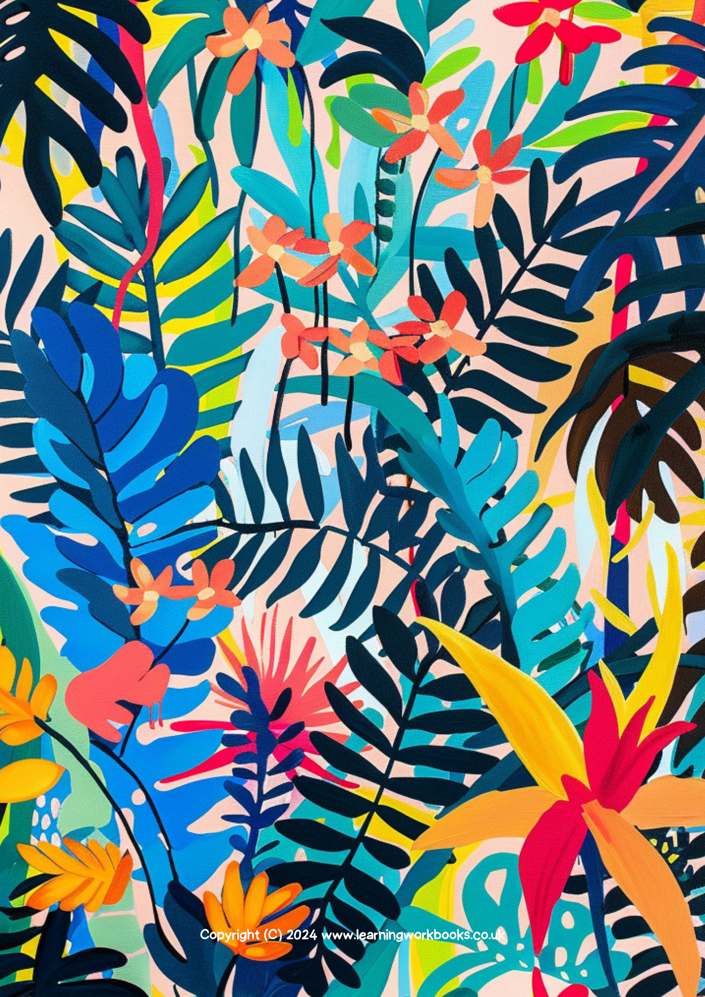 Jungle Patterns Gratitude Journal 3 (downloadable digital product)