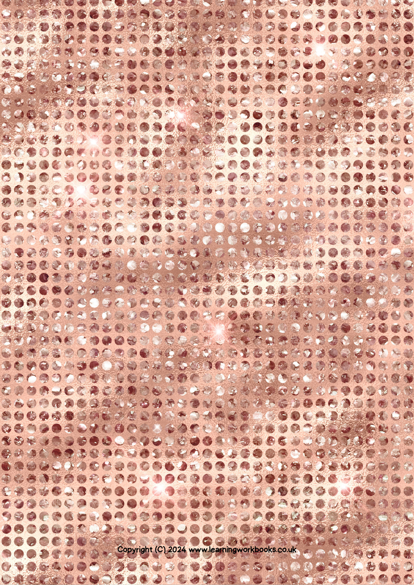 Rose Diamond Stud Gratitude Journal (downloadable digital product)