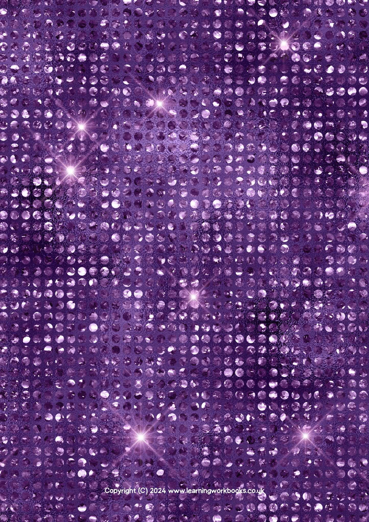 Purple Diamond Stud Gratitude Journal (downloadable digital product)