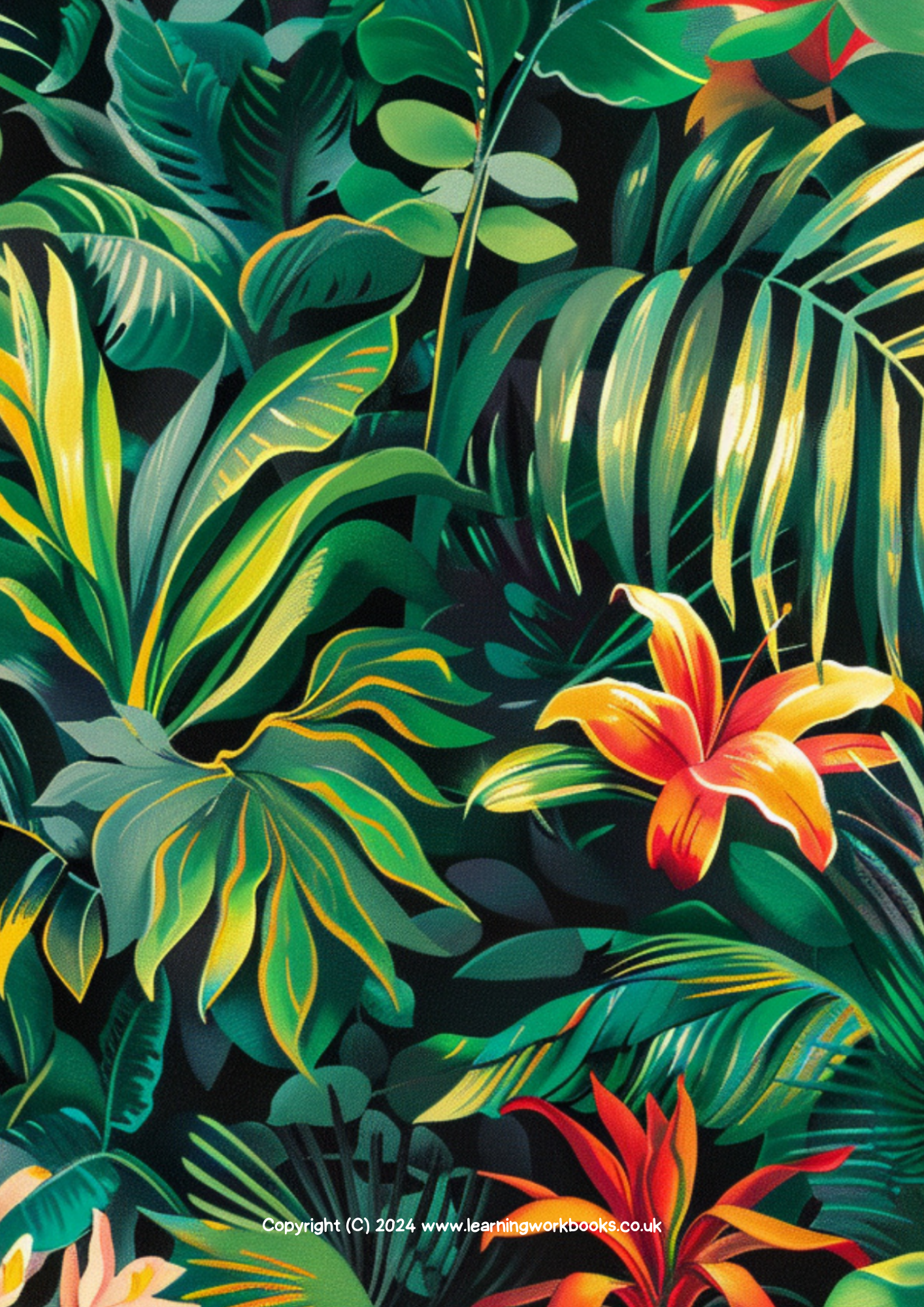 Jungle Patterns Gratitude Journal 2 (downloadable digital product)