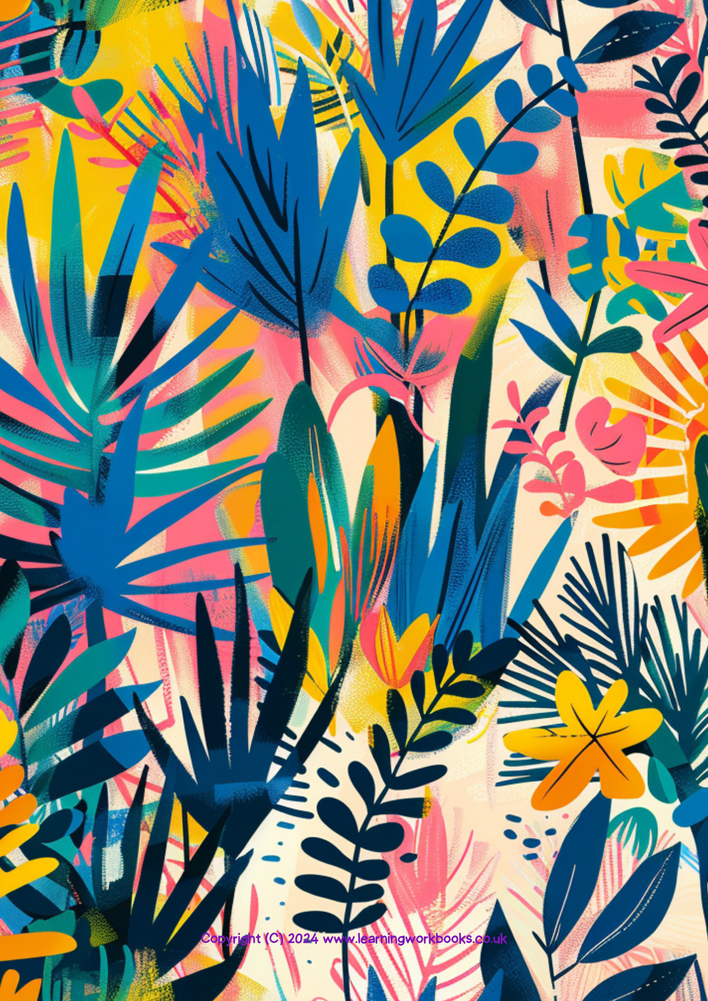 Jungle Patterns Gratitude Journal 5 (downloadable digital product)