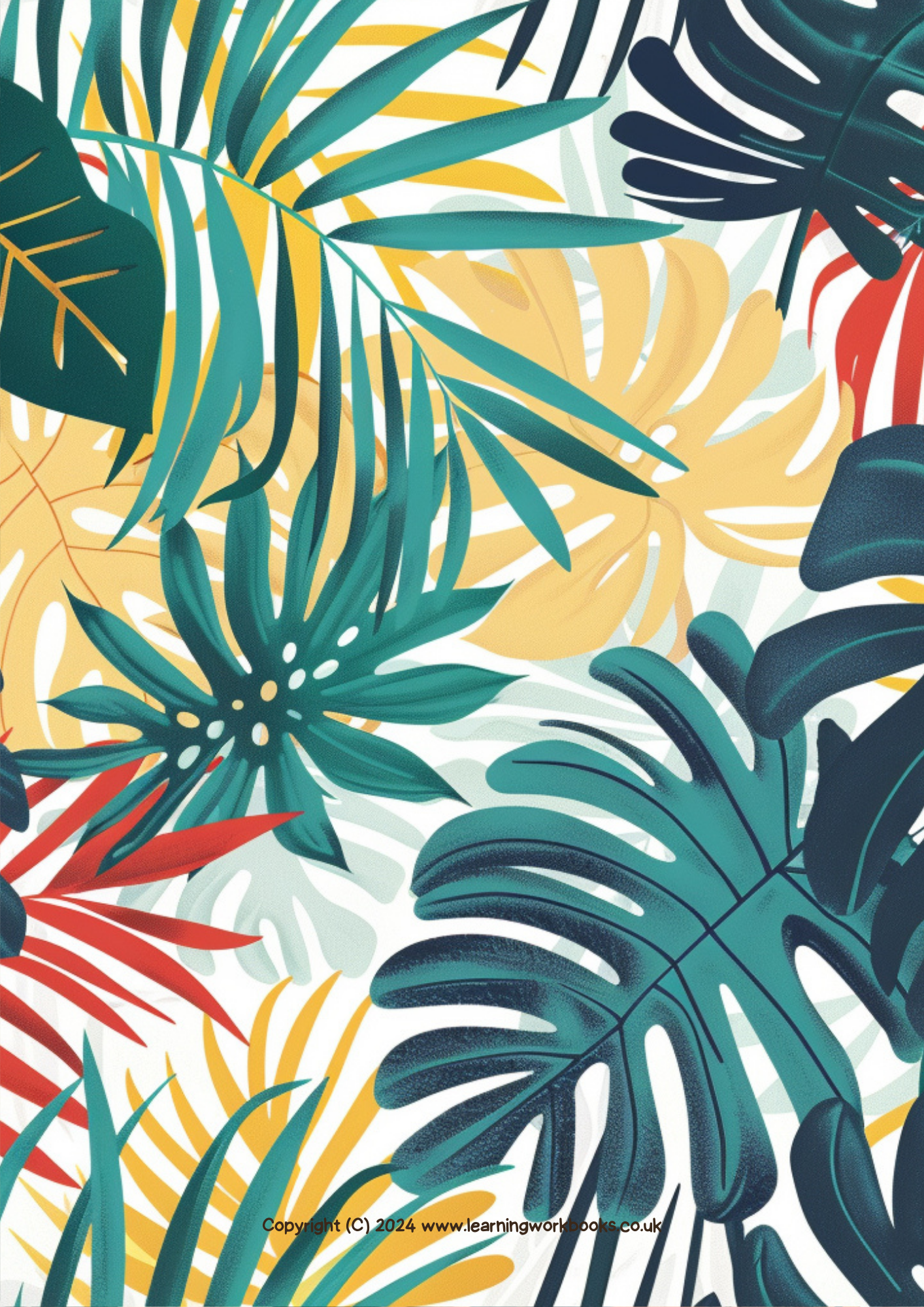 Jungle Patterns Gratitude Journal 8 (downloadable digital product)