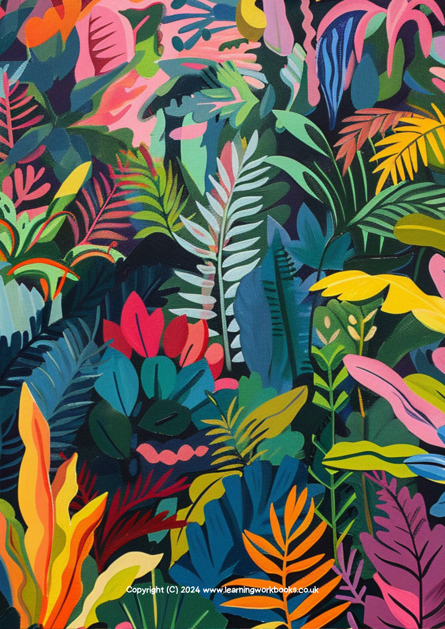 Jungle Patterns Gratitude Journal 1 (downloadable digital product)