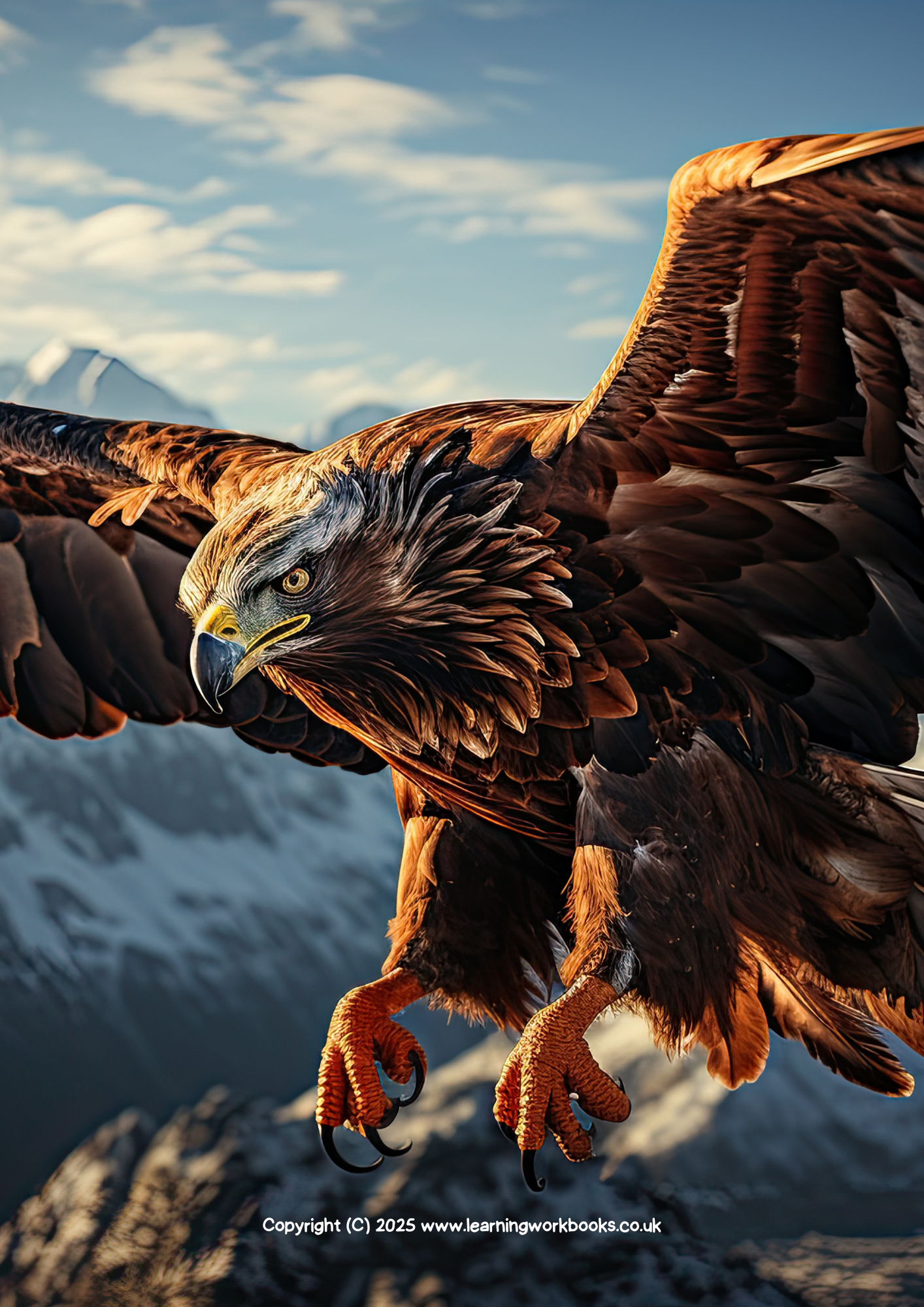 Eagle A4 Lined Notebook 11 (downloadable digital product)