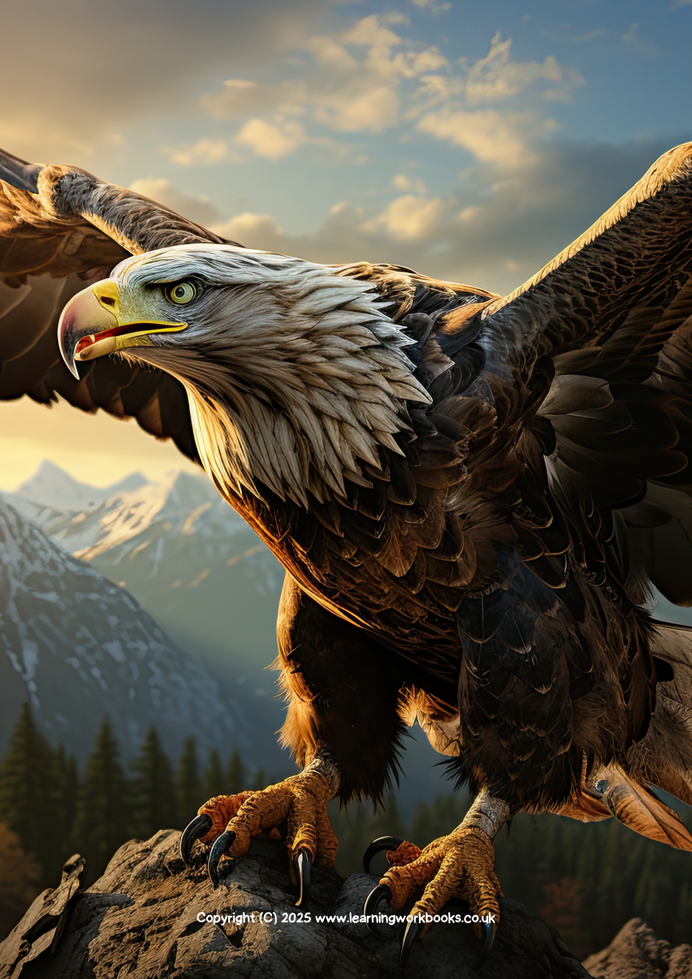 Eagle A4 Lined Notebook 5 (downloadable digital product)