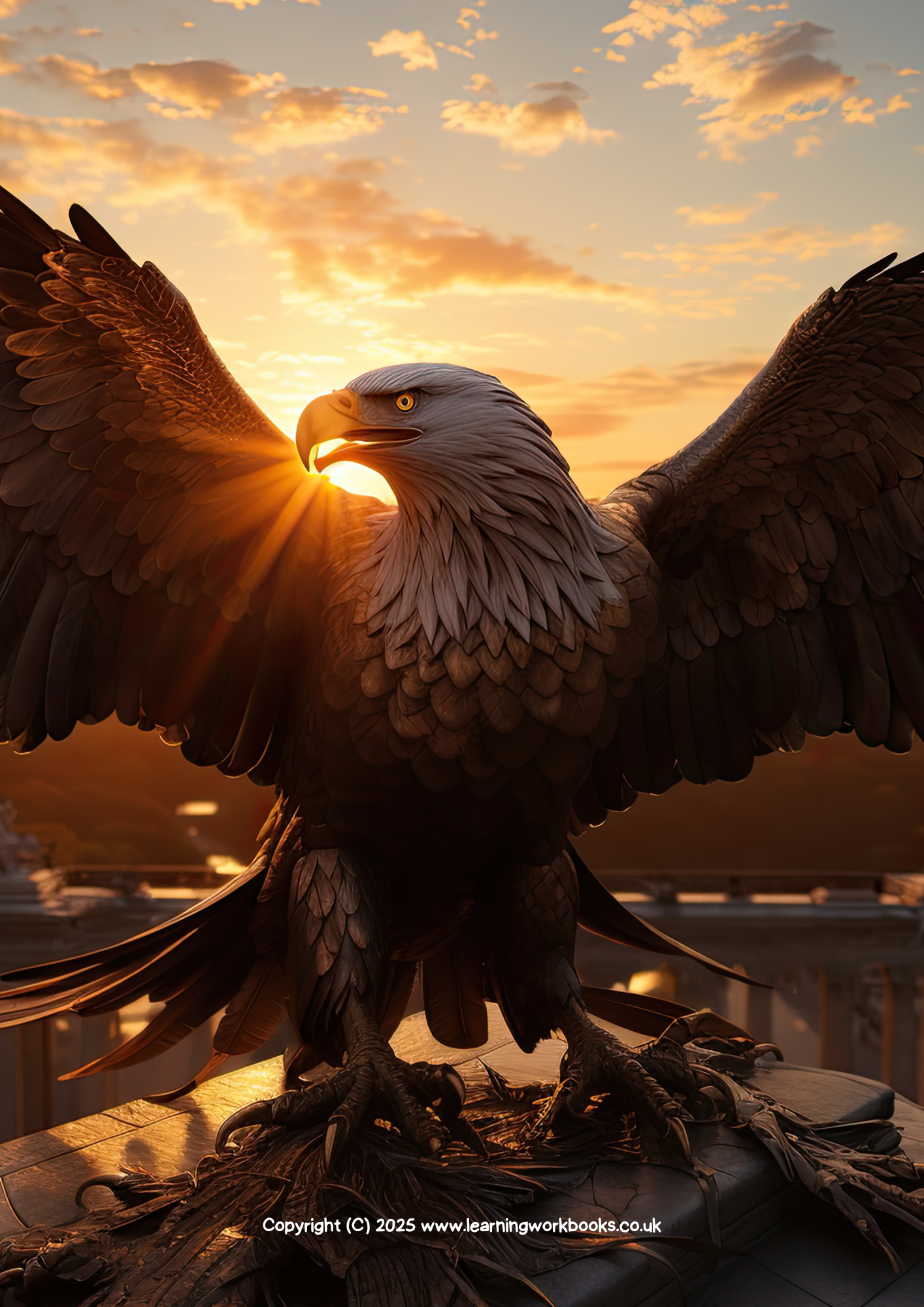 Eagle A4 Lined Notebook 10 (downloadable digital product)