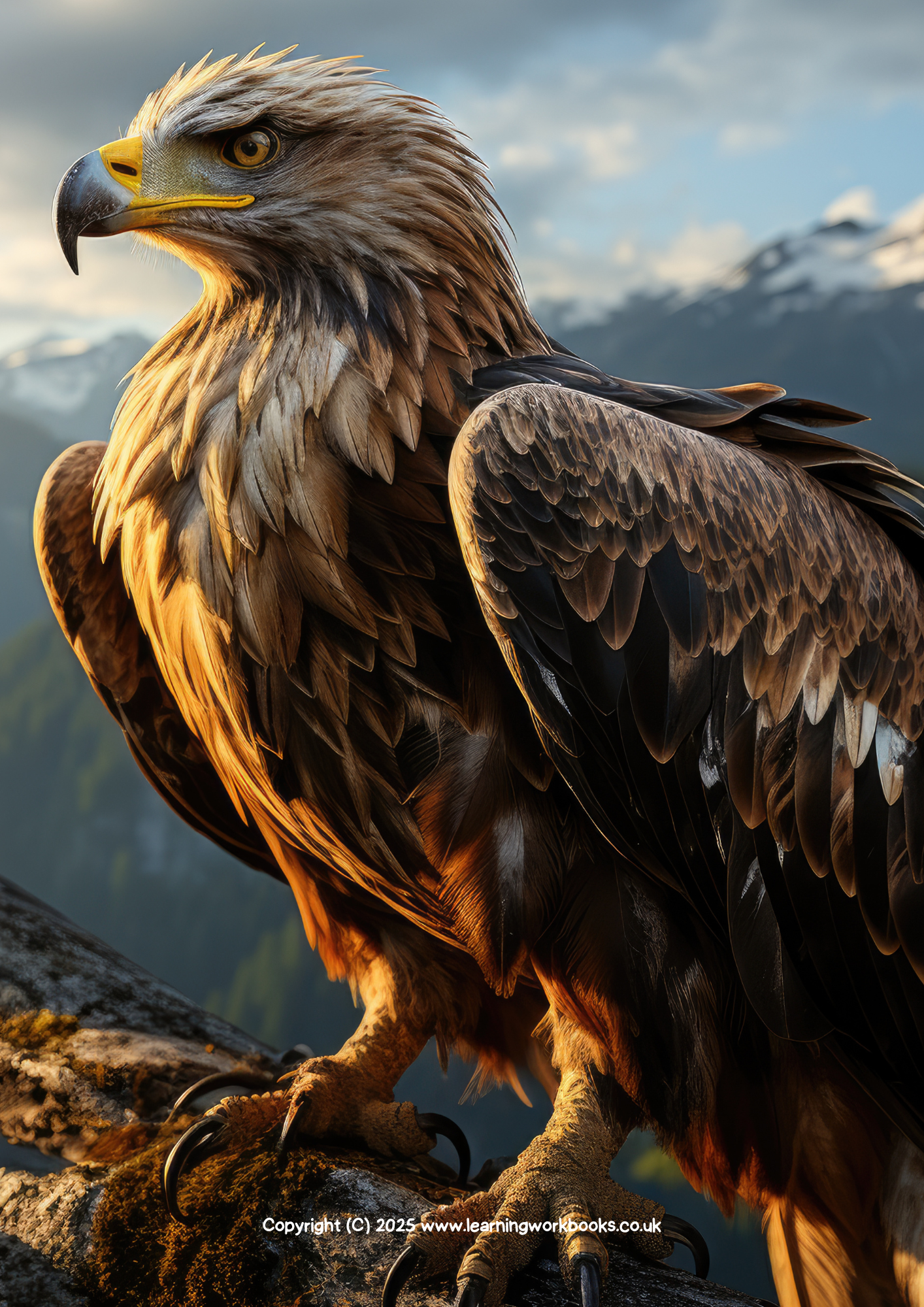 Eagle A4 Lined Notebook 12 (downloadable digital product)