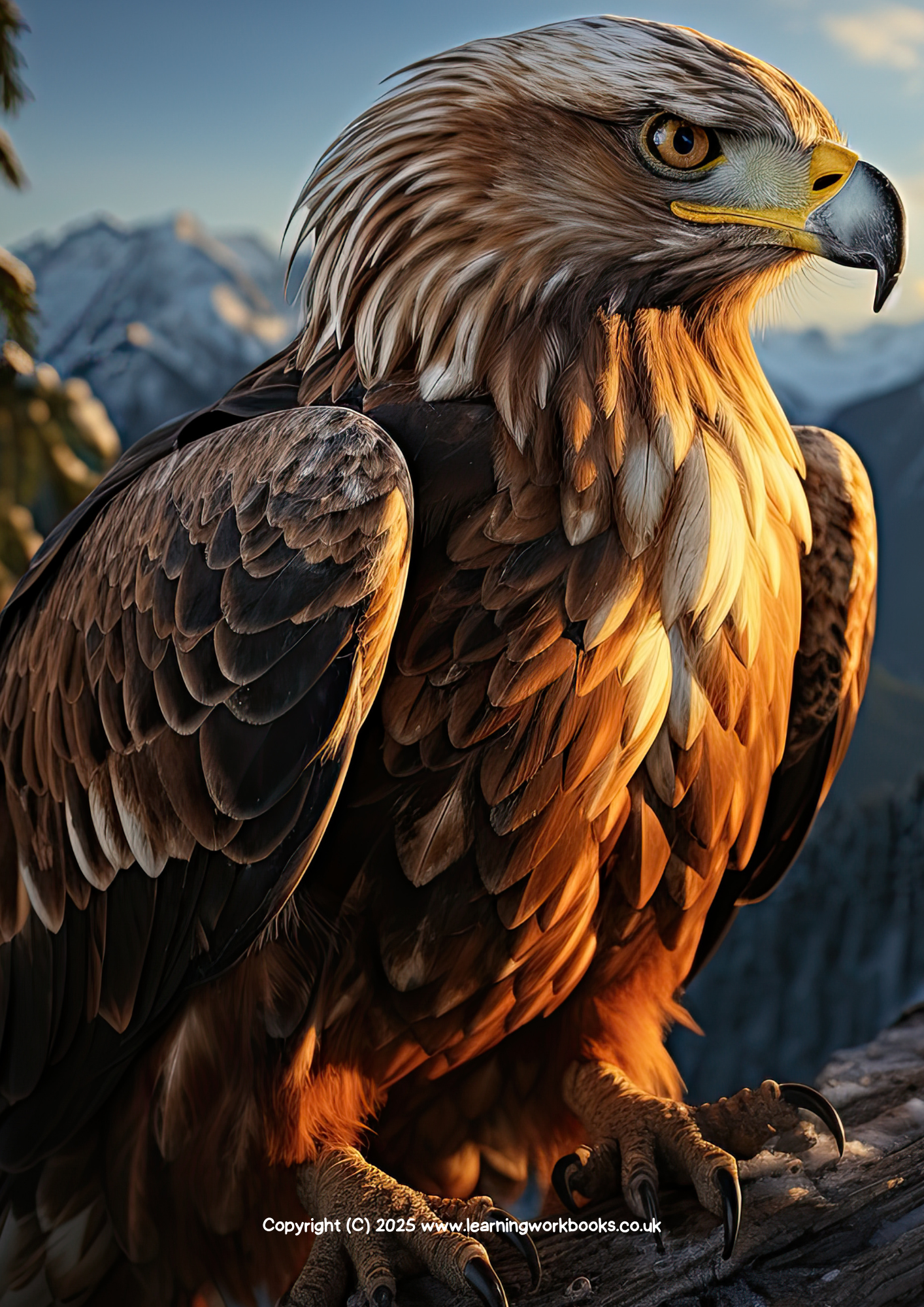 Eagle A4 Lined Notebook 8 (downloadable digital product)