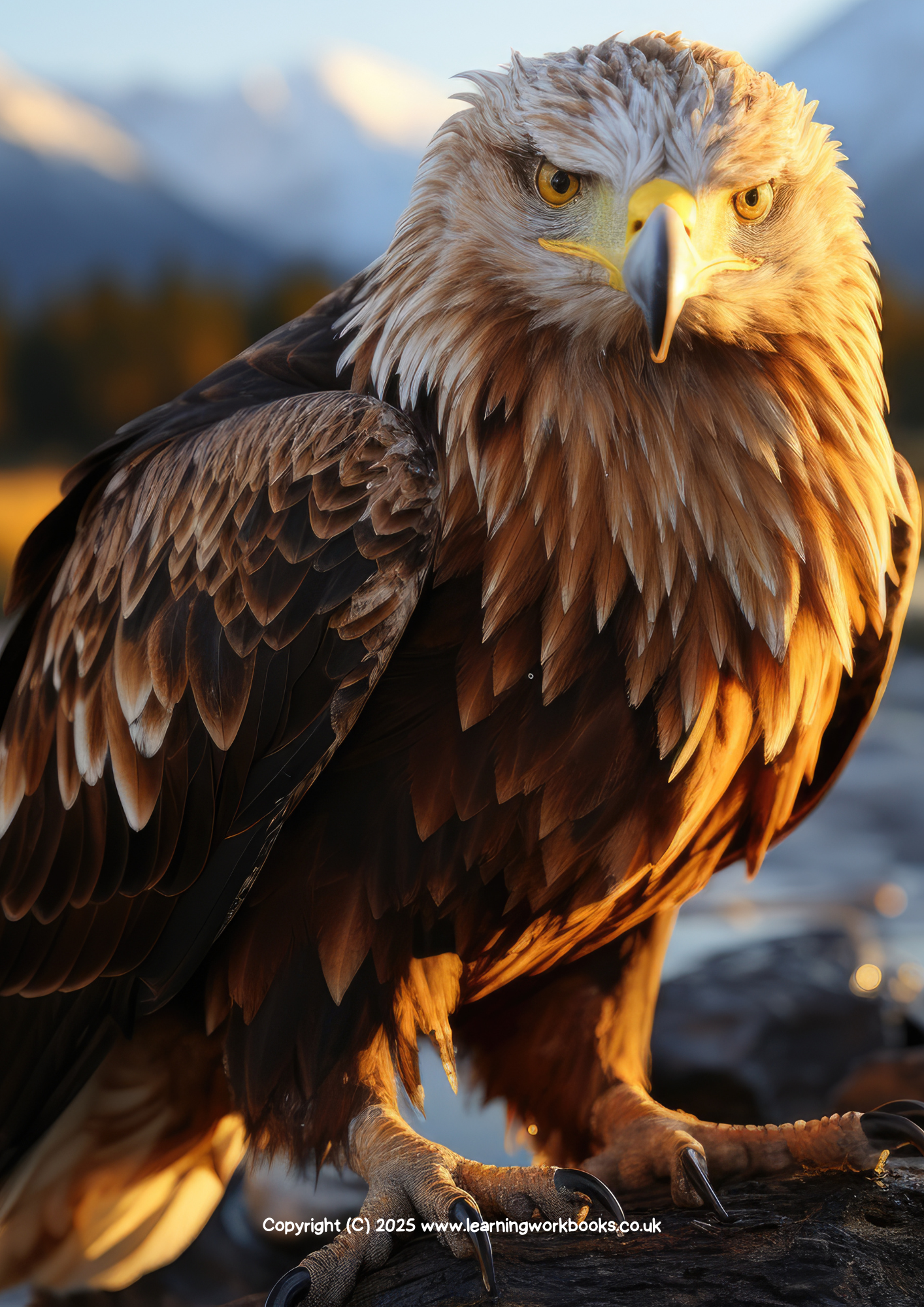 Eagle A4 Lined Notebook 6 (downloadable digital product)