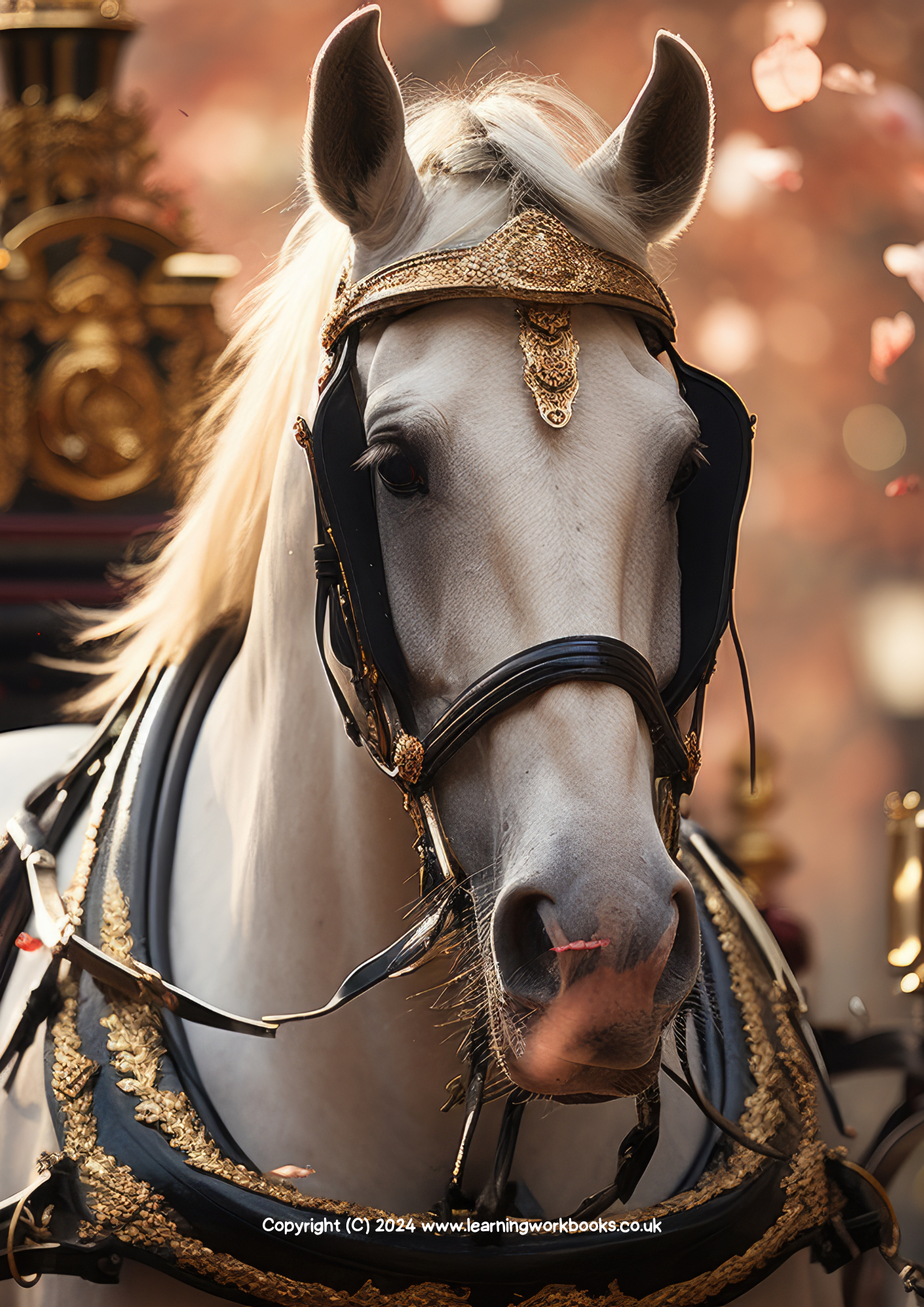 Horse A4 Lined Notebook 8 (downloadable digital product)