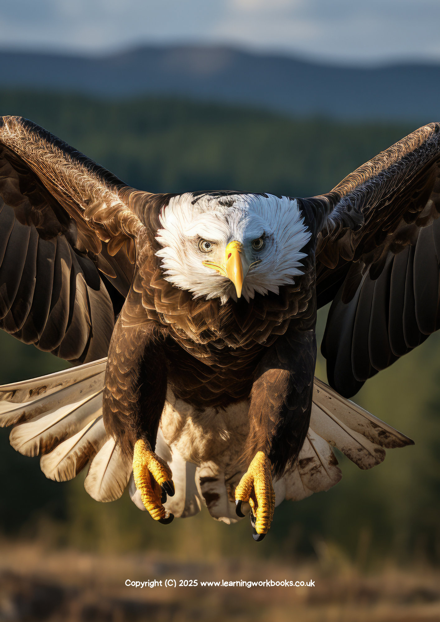 Eagle A4 Lined Notebook 9 (downloadable digital product)