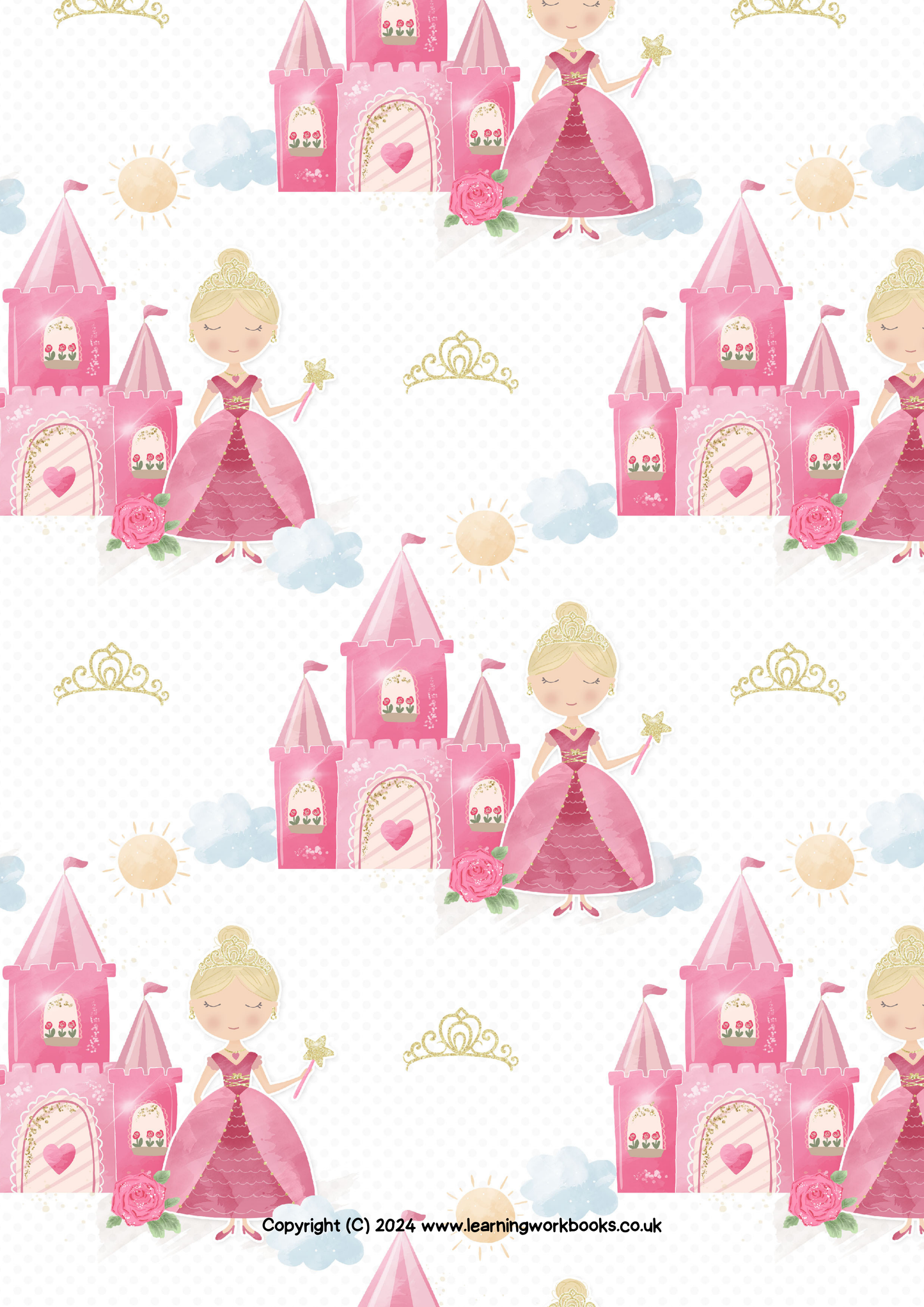 Princess Story Writing Book 2 (downloadable digital product)