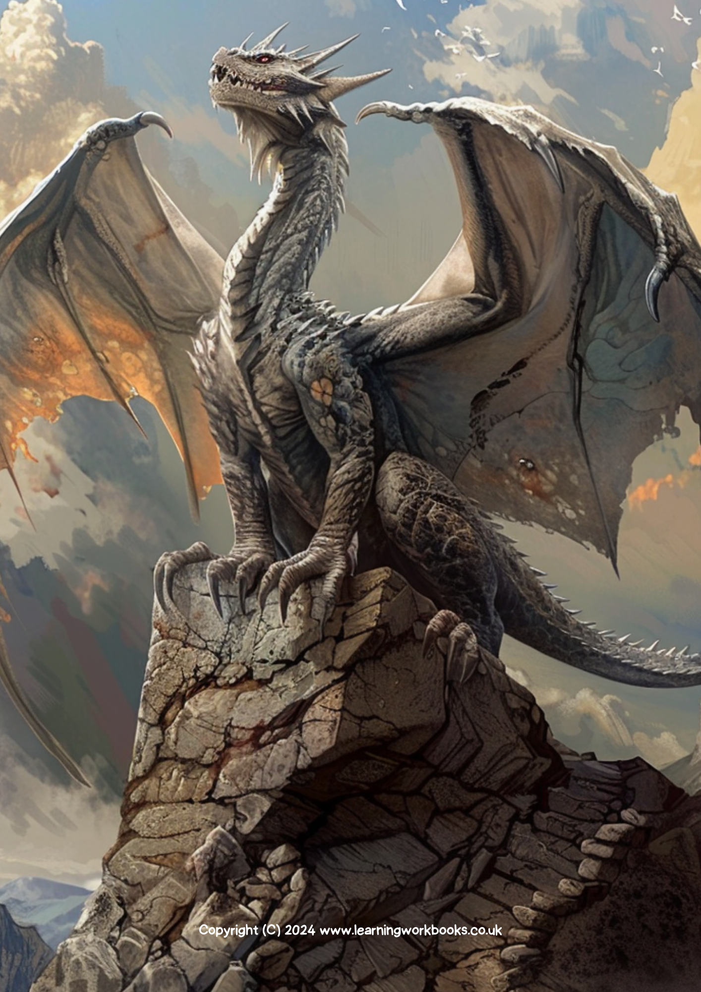 Dragon Story Writing Book 8 (downloadable digital product)