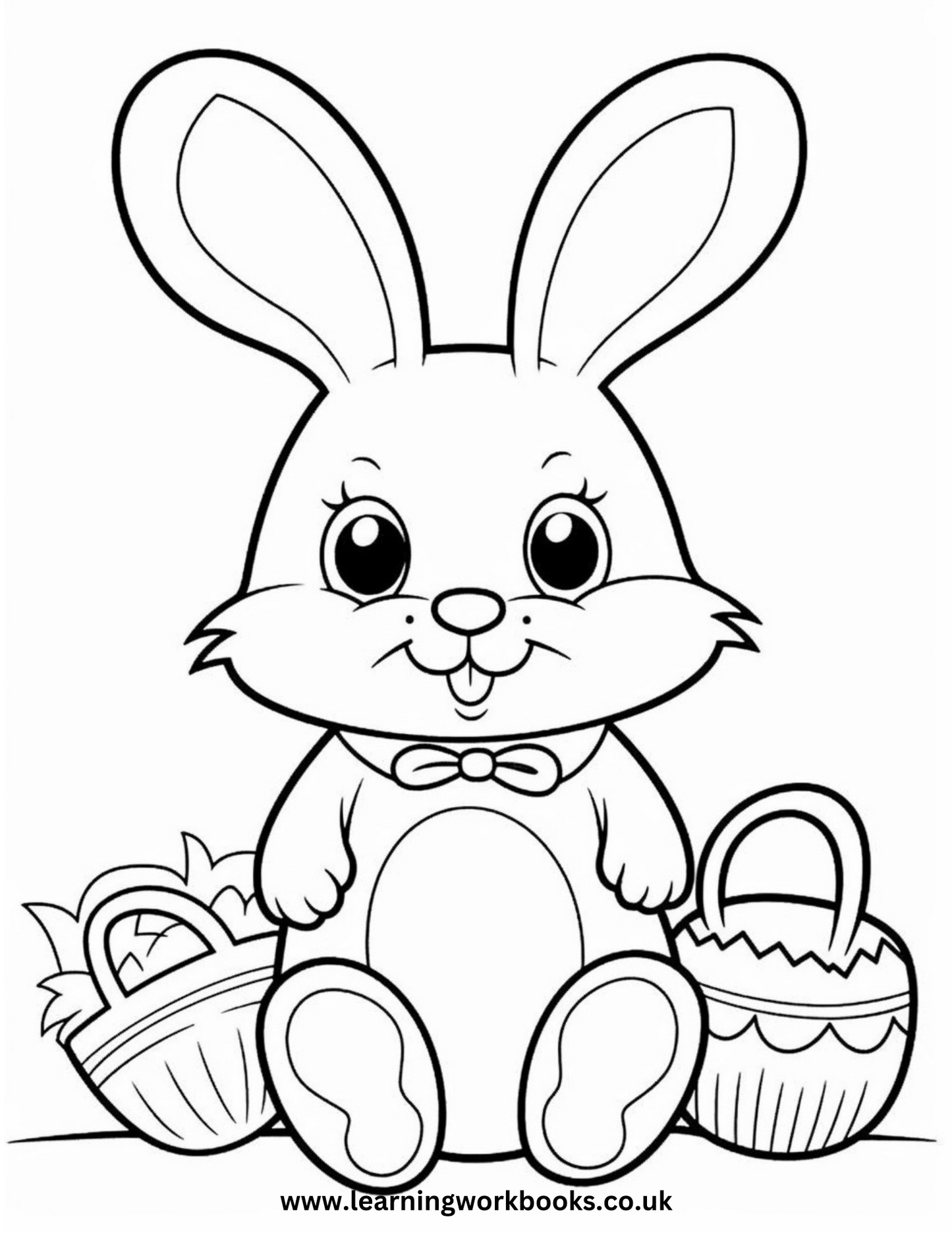 My Easter Bunny Colouring Book 2 (downloadable digital product)