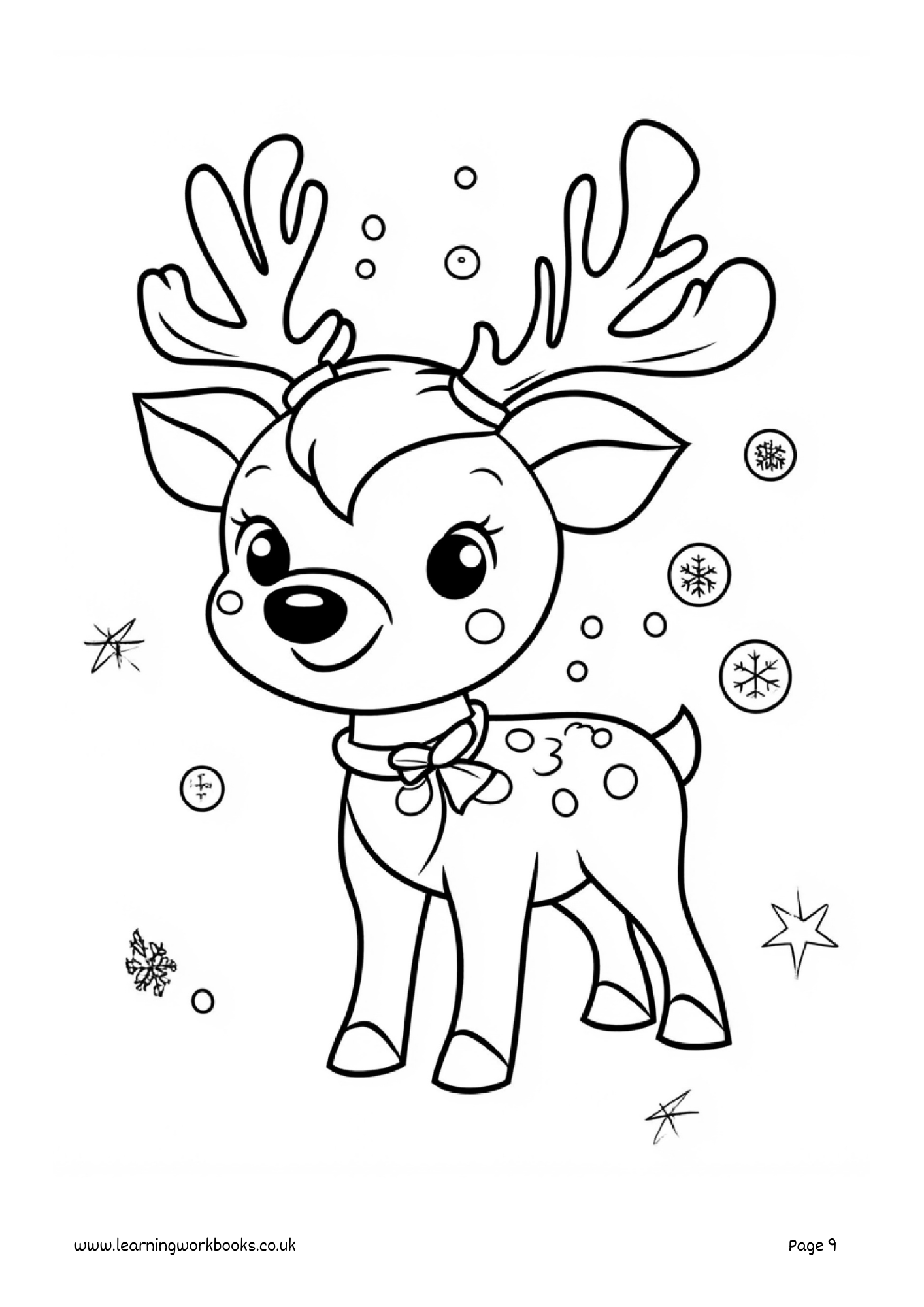 Christmas Colouring Book 6 (downloadable digital product)