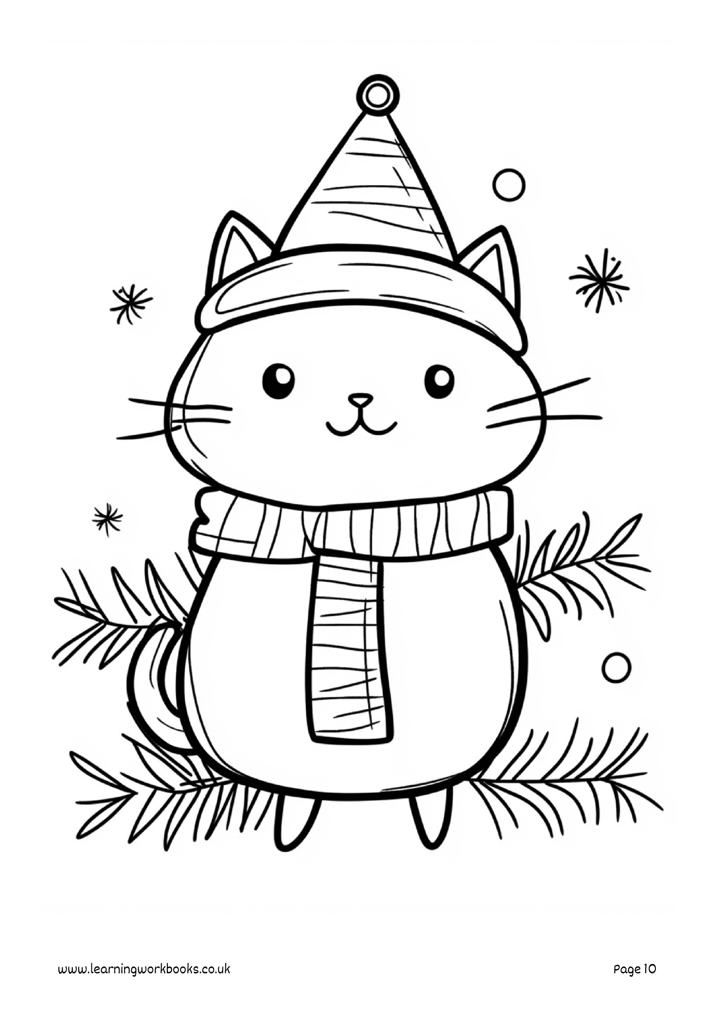 Christmas Colouring Book 7 (downloadable digital product)