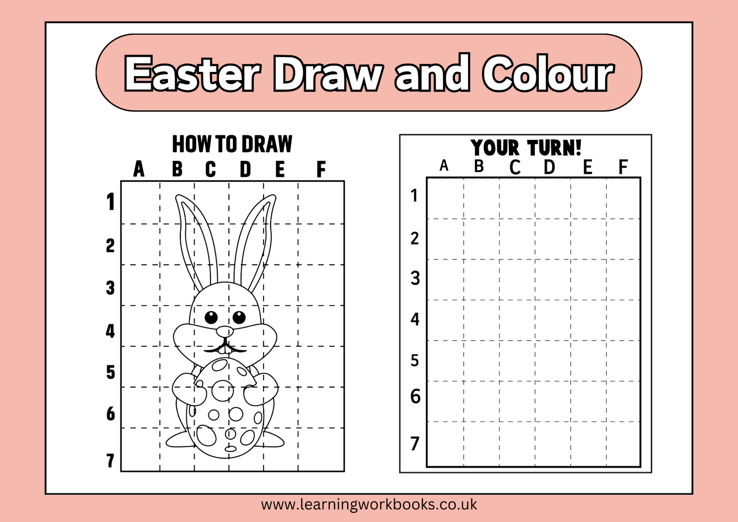 Easter Draw and Colour Book 5 (downloadable digital products)