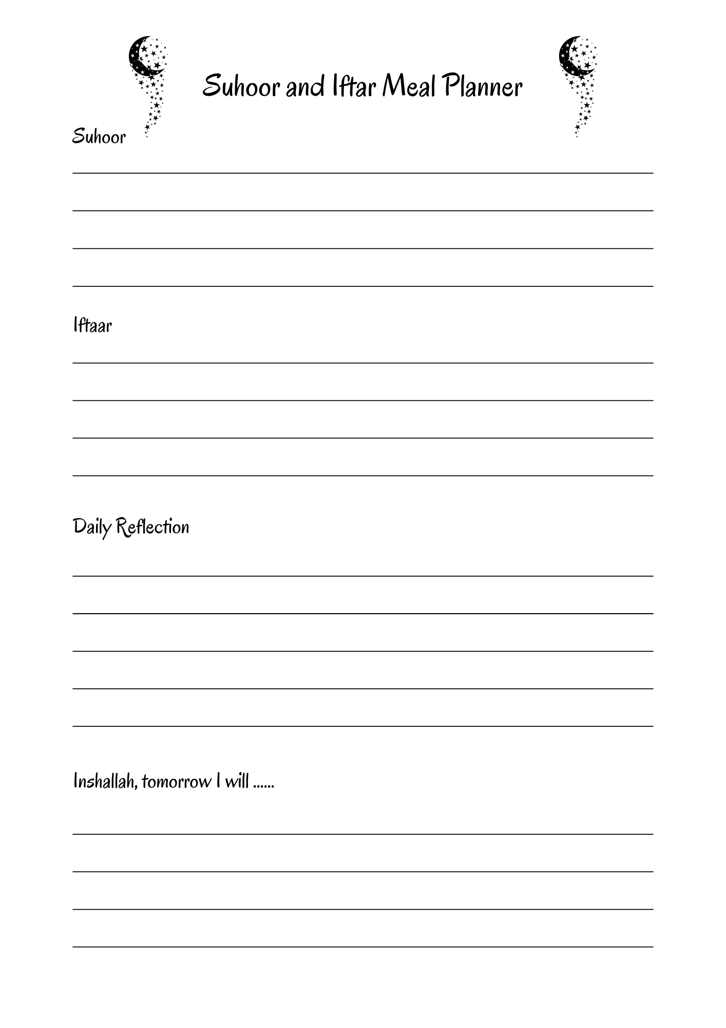 Ramadan Planner 8 (downloadable digital product)