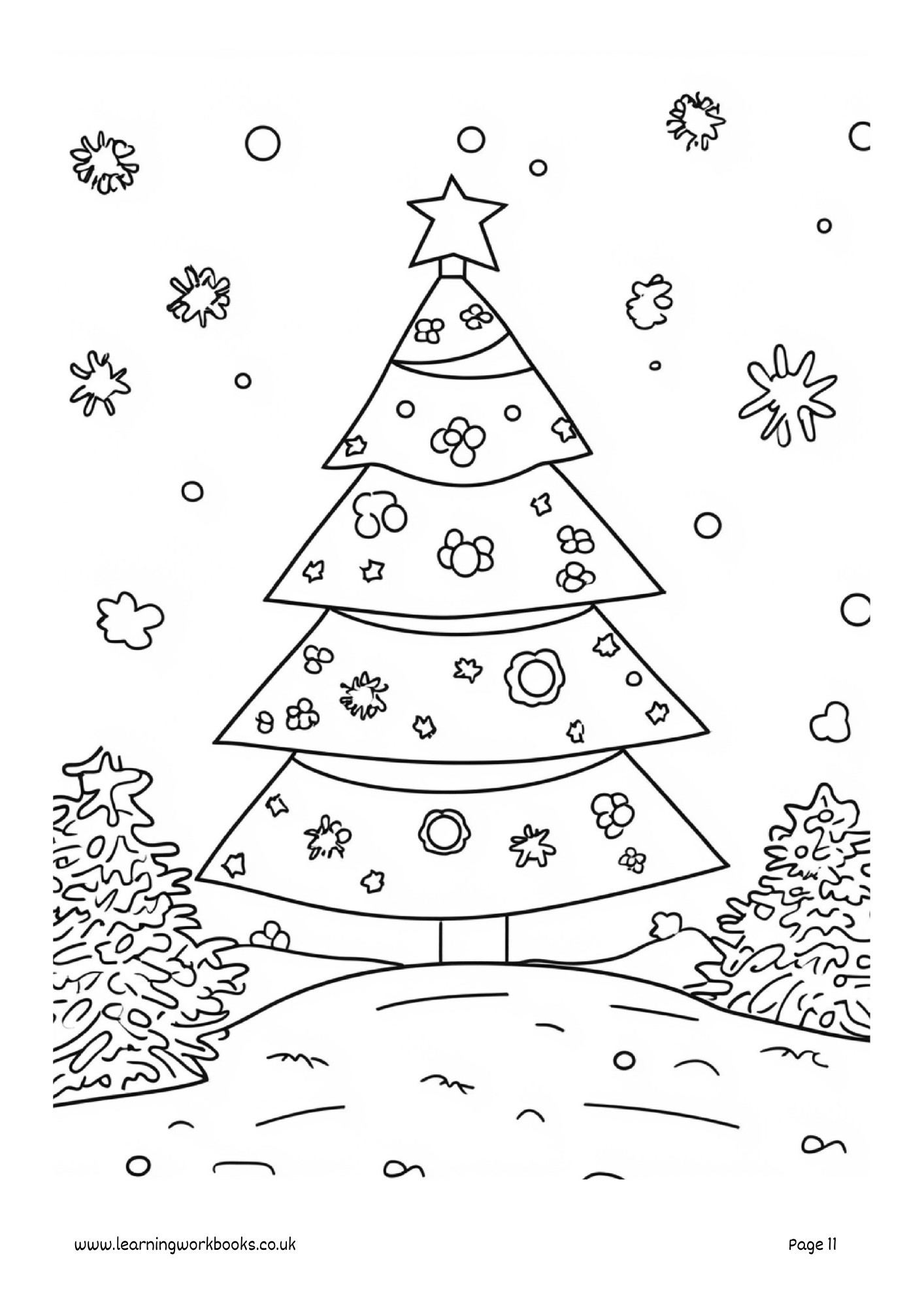 Christmas Colouring Book 6 (downloadable digital product)