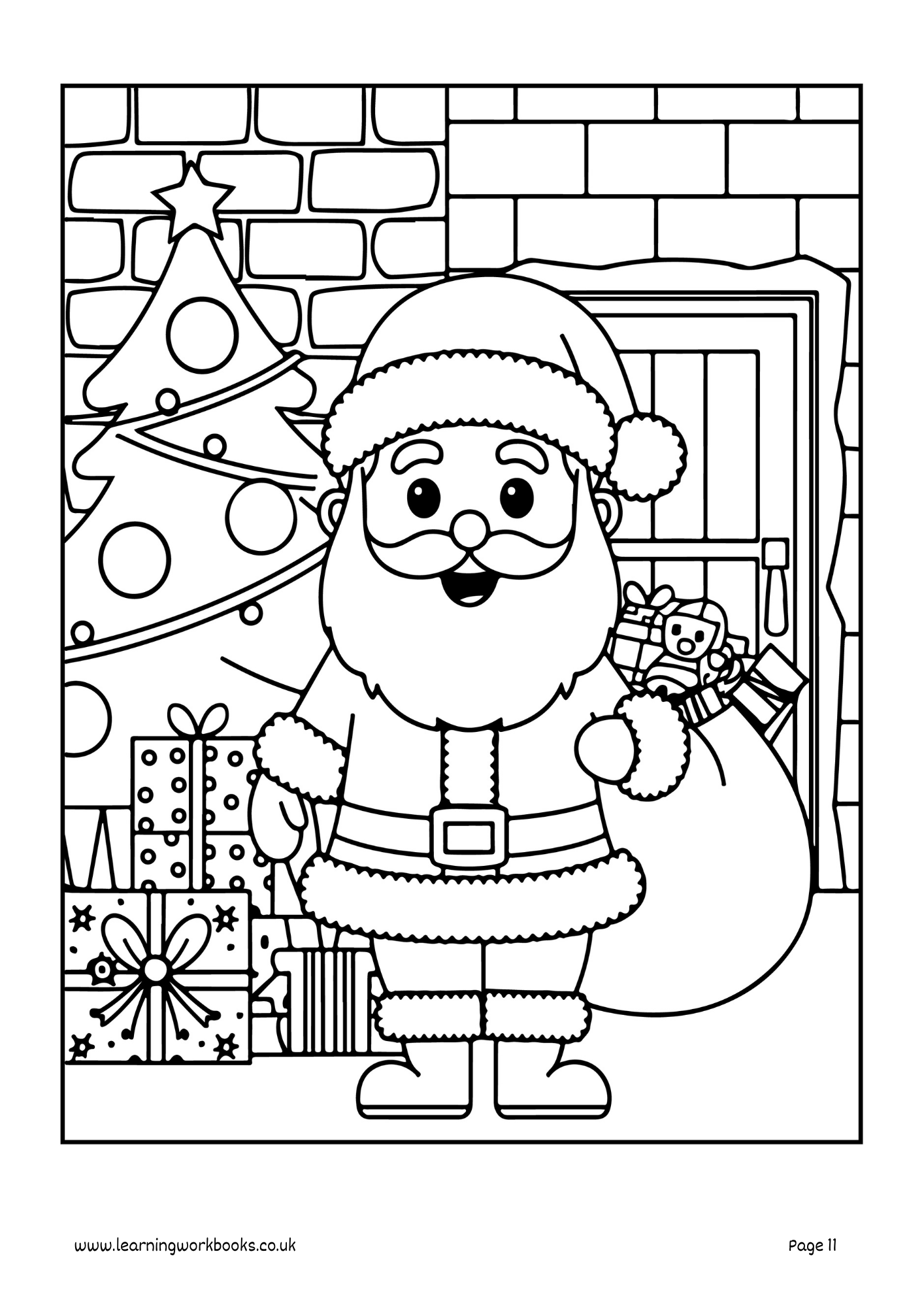 Christmas Colouring Book 2 (downloadable digital product)