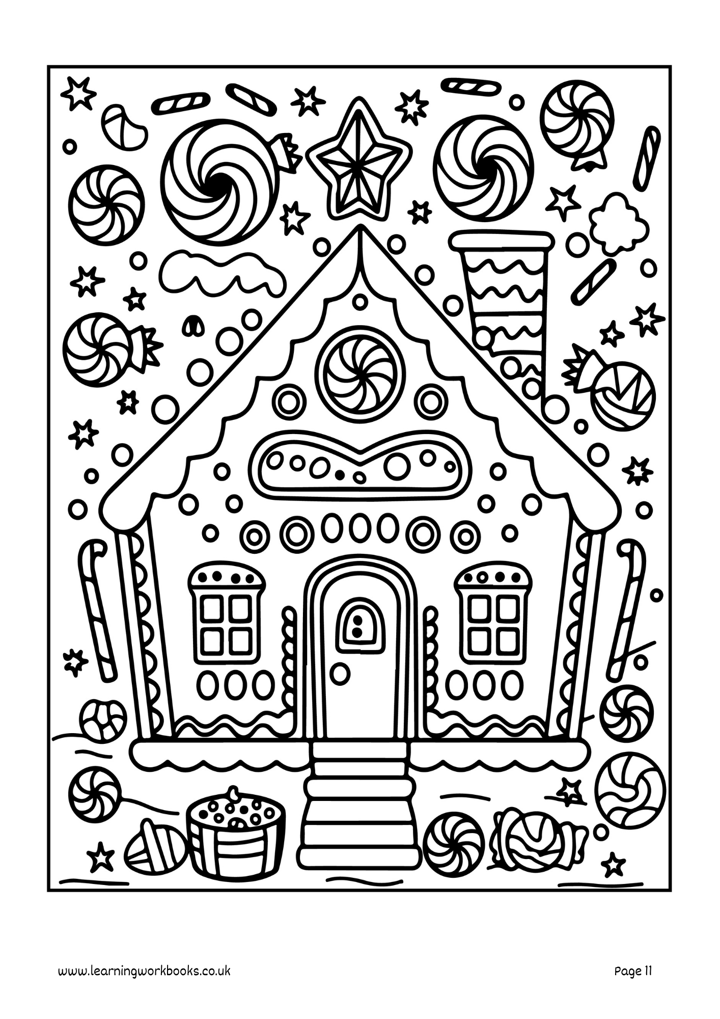Christmas Colouring Book 1 (downloadable digital product)