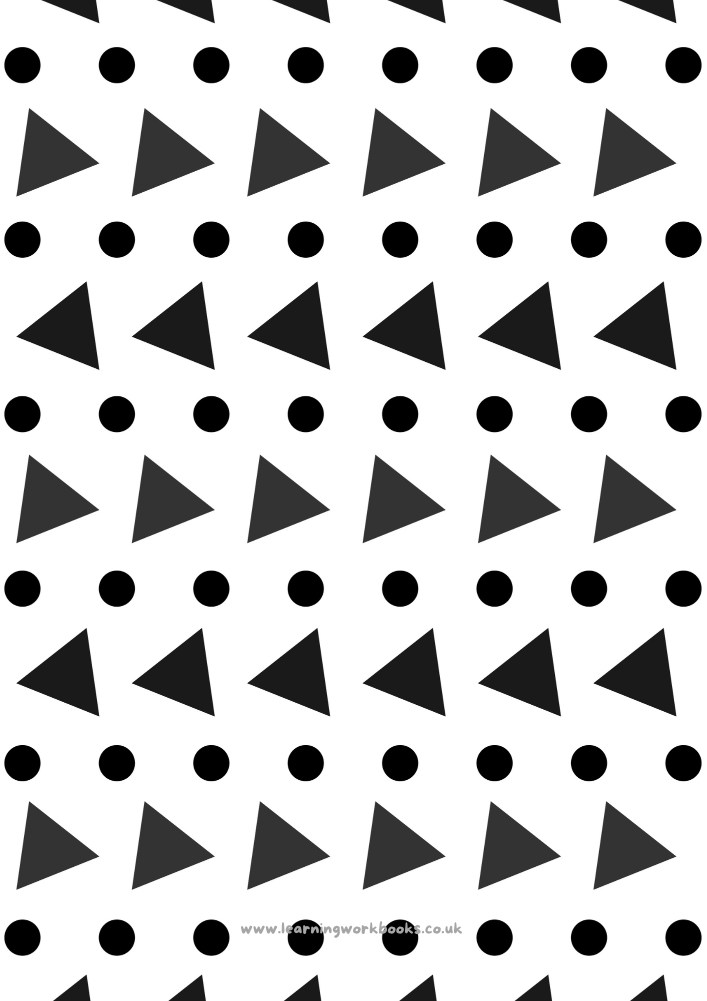 Black Shapes on White Background Teacher Planner (downloadable digital product)
