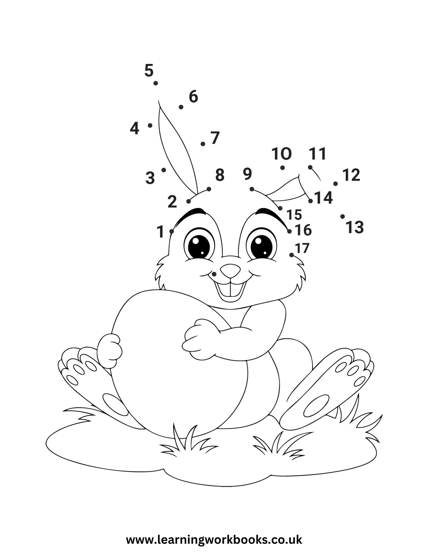 Easter Dot to Dot Book 3 (downloadable digital product)