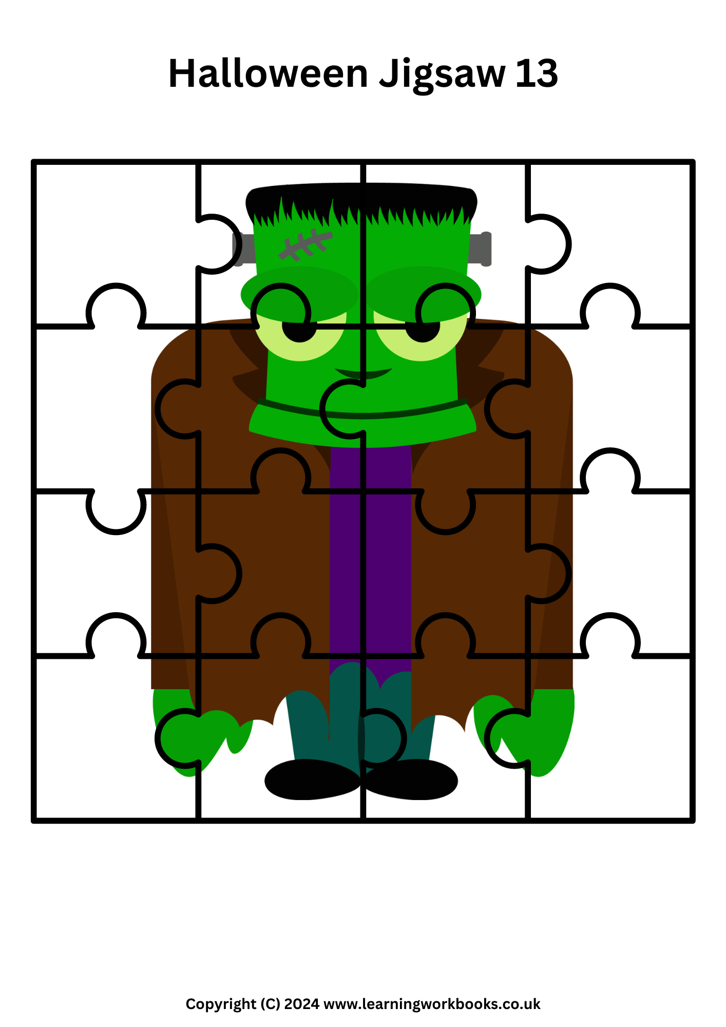 Halloween Jigsaw Book 2 (downloadable digital product)