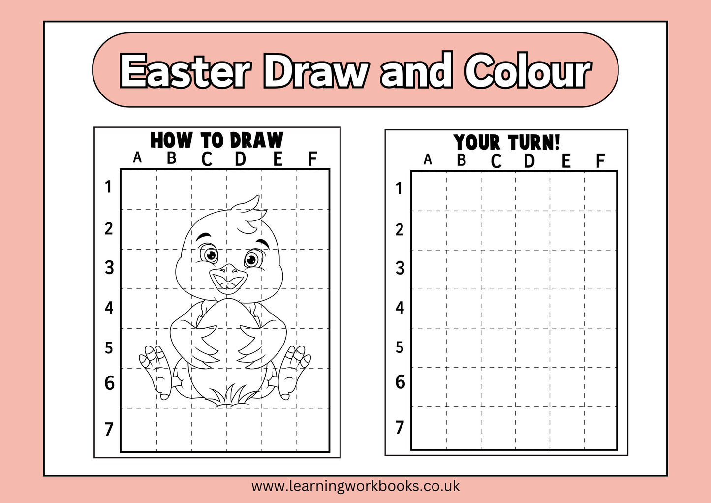 Easter Draw and Colour Book 4 (downloadable digital product)