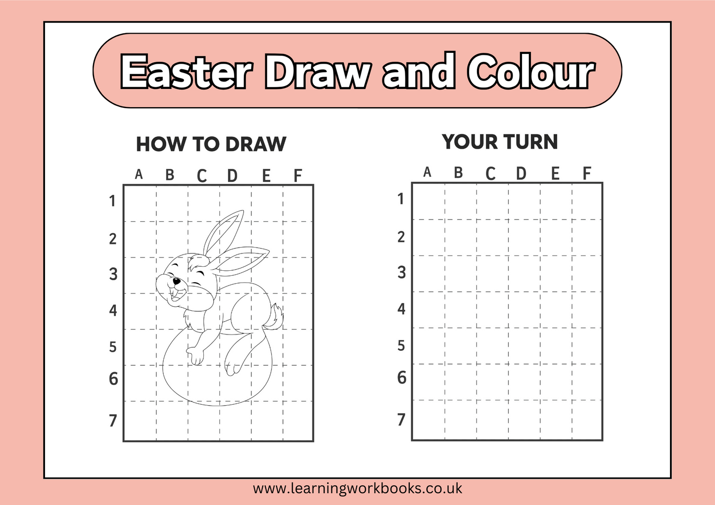 Easter Draw and Colour Book 2 (downloadable digital product)