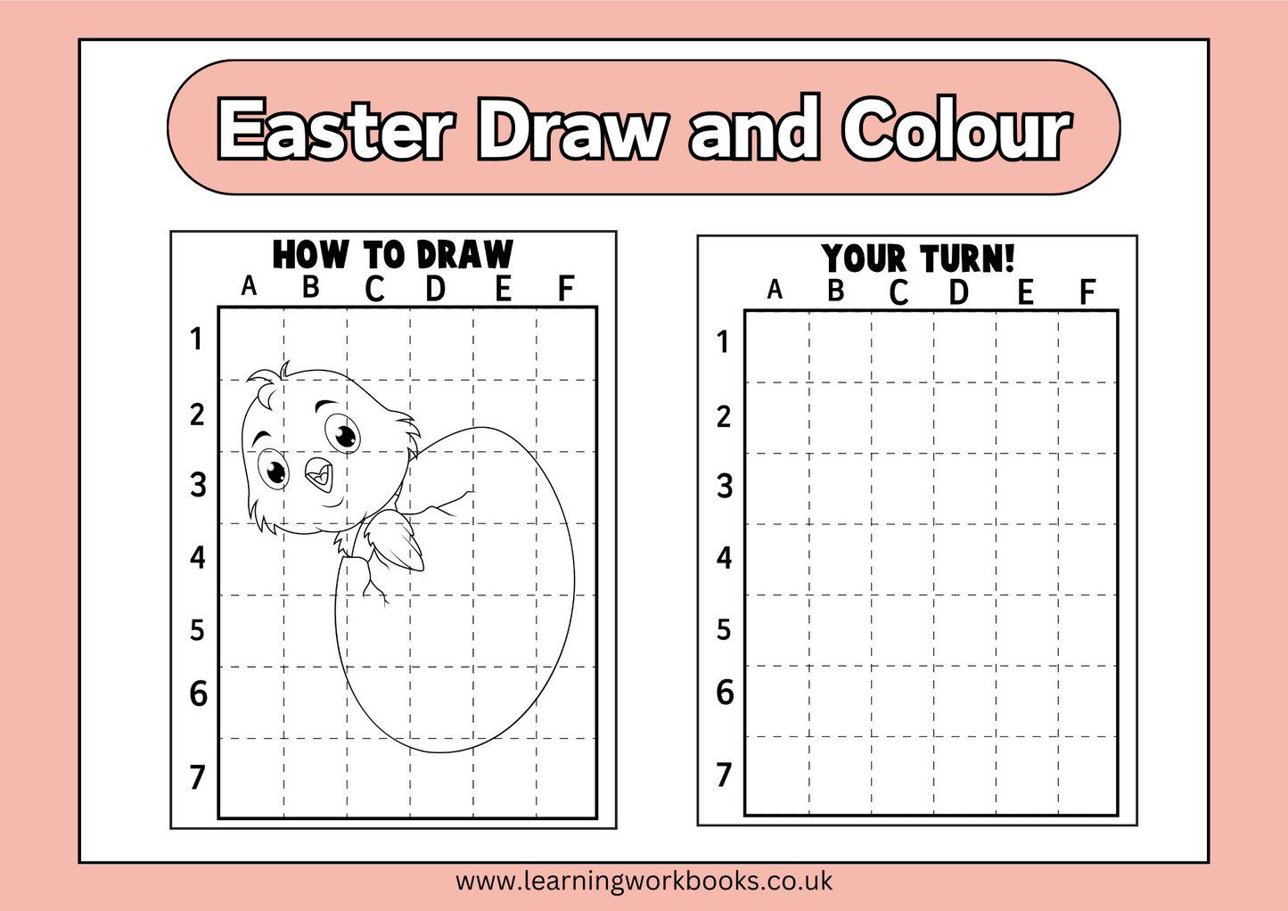 Easter Draw and Colour Book 4 (downloadable digital product)
