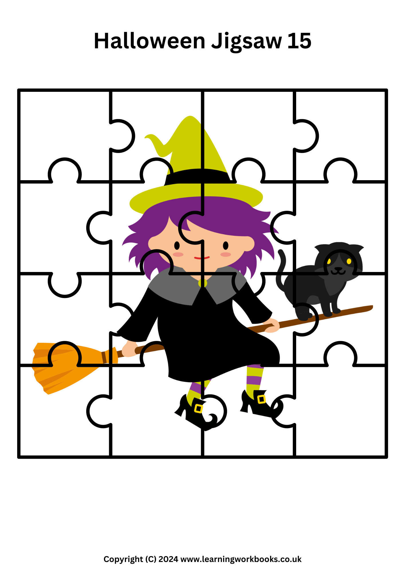 Halloween Jigsaw Book 1 (downloadable digital product)