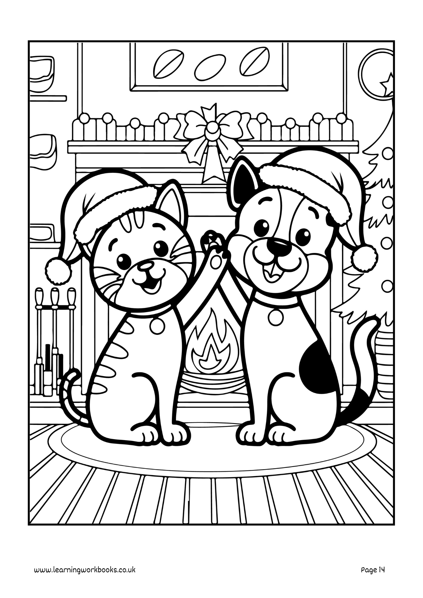 Christmas Colouring Book 2 (downloadable digital product)