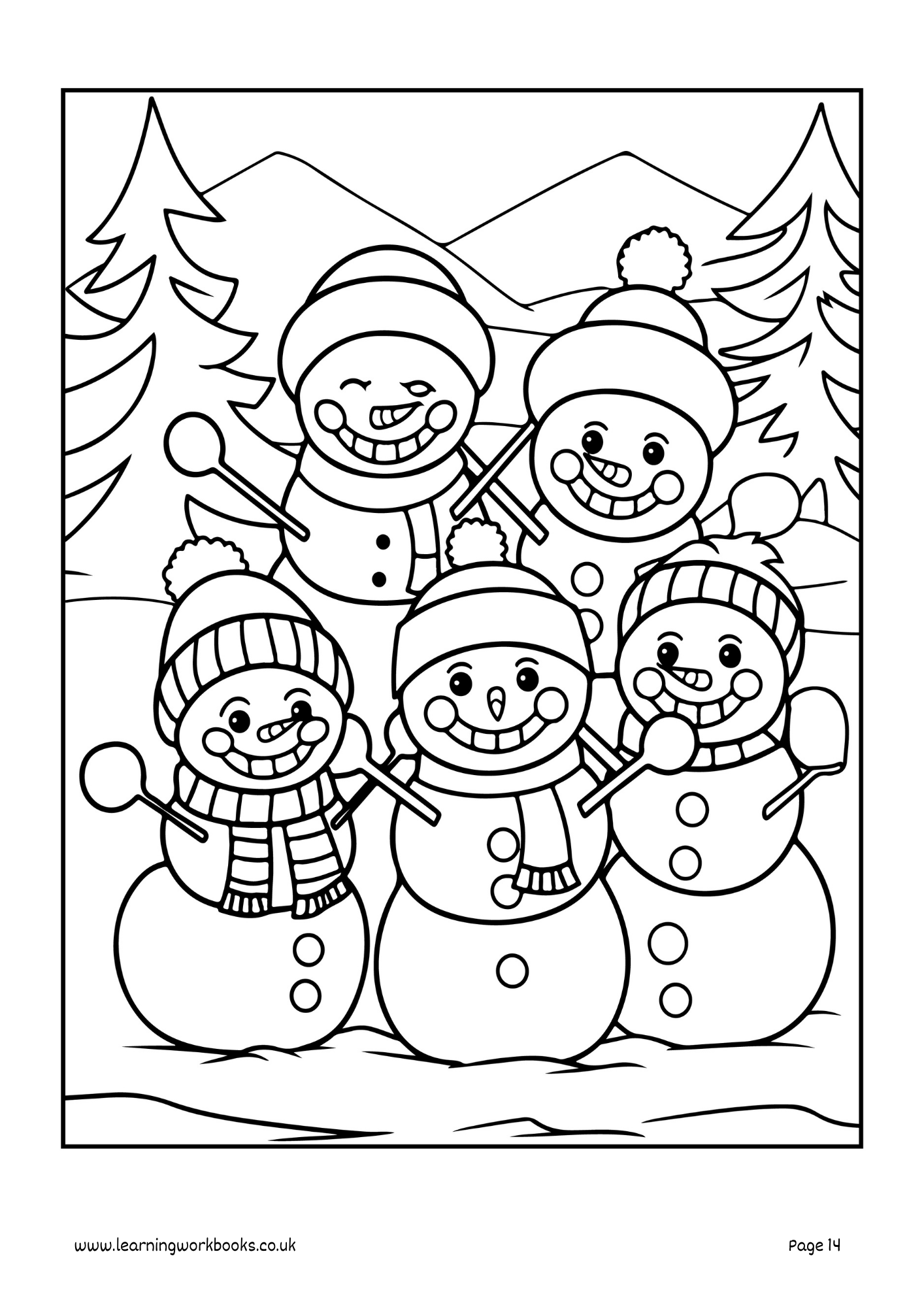 Christmas Colouring Book 3 (downloadable digital product)