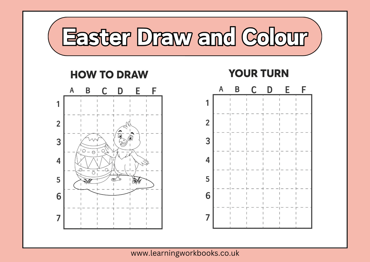 Easter Draw and Colour Book 2 (downloadable digital product)