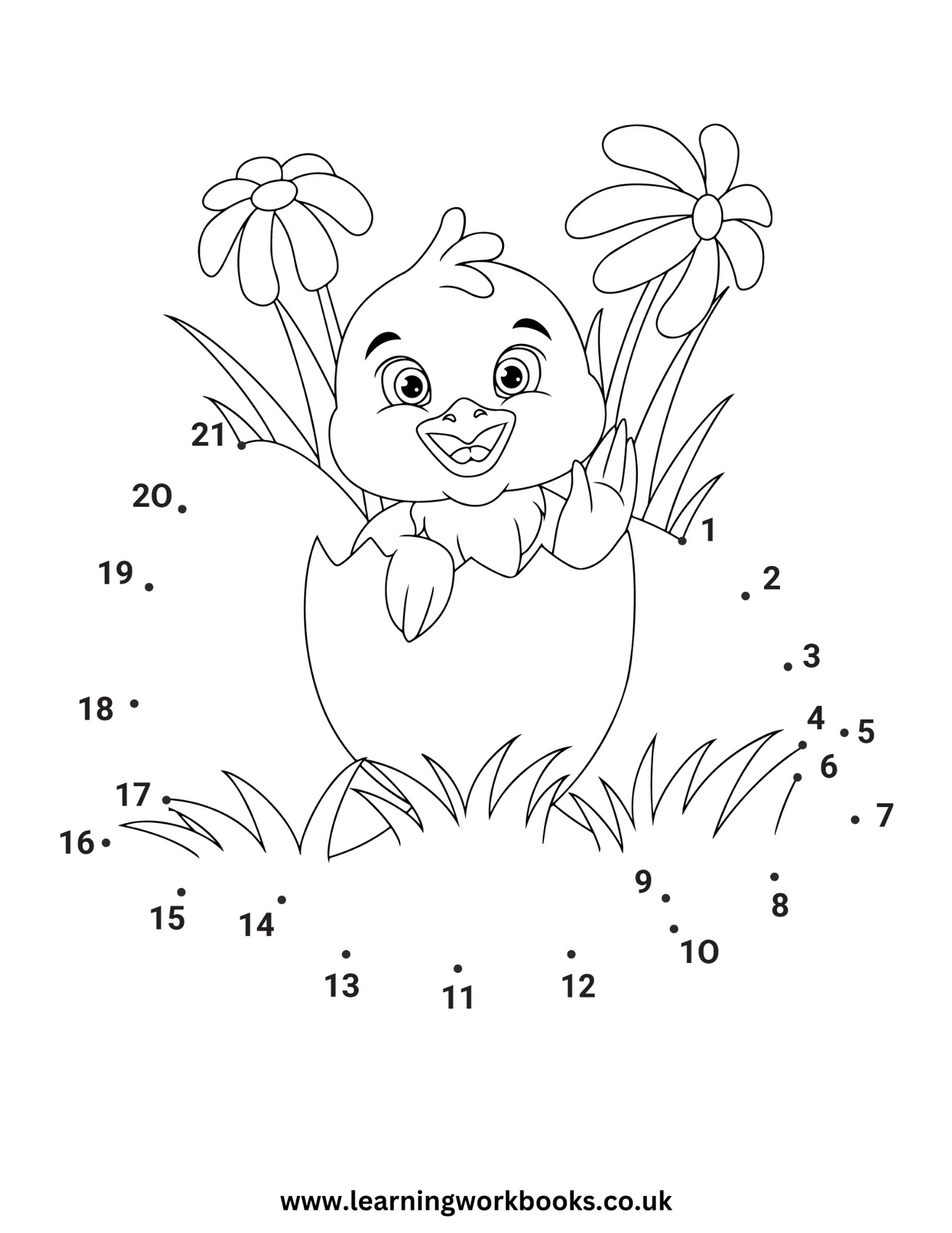 Easter Dot to Dot Book 3 (downloadable digital product)