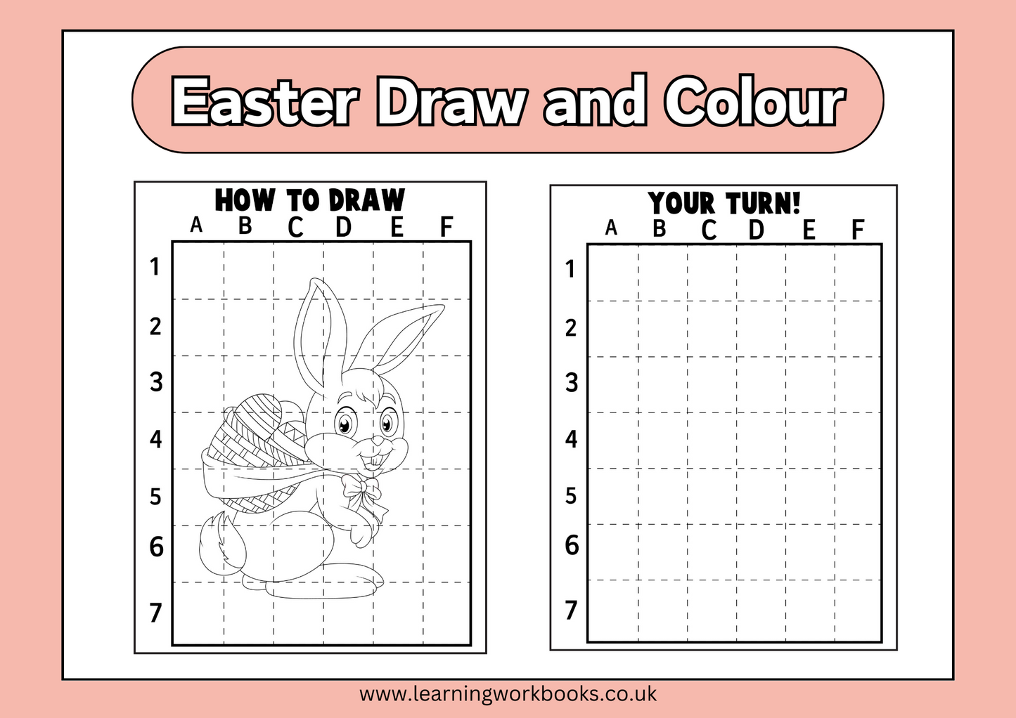 Easter Draw and Colour Book 4 (downloadable digital product)