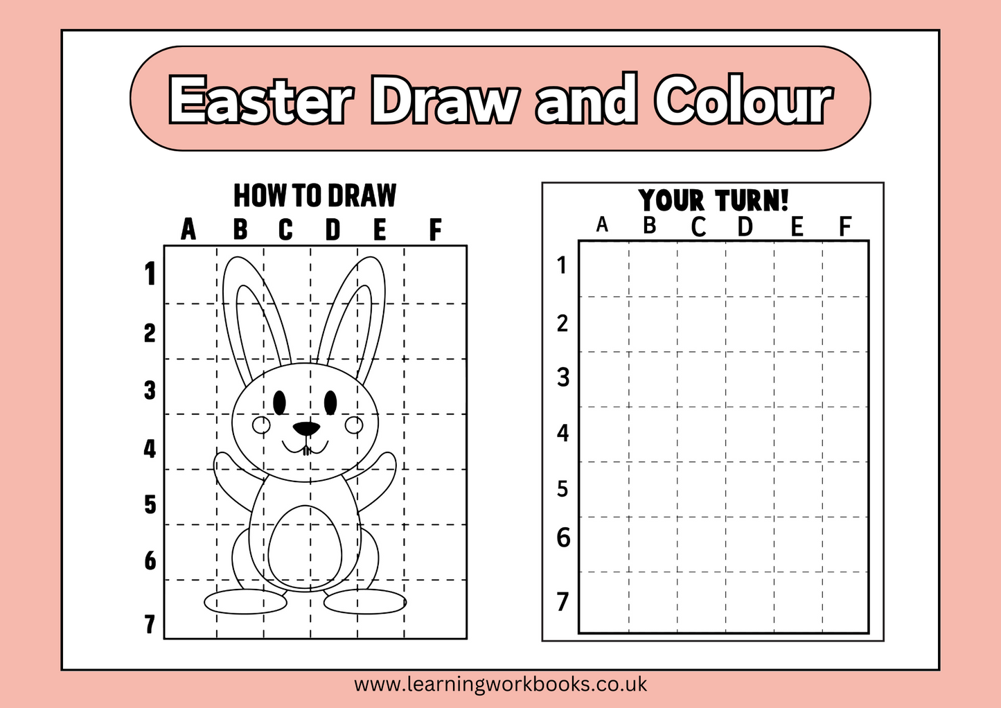 Easter Draw and Colour Book 5 (downloadable digital products)