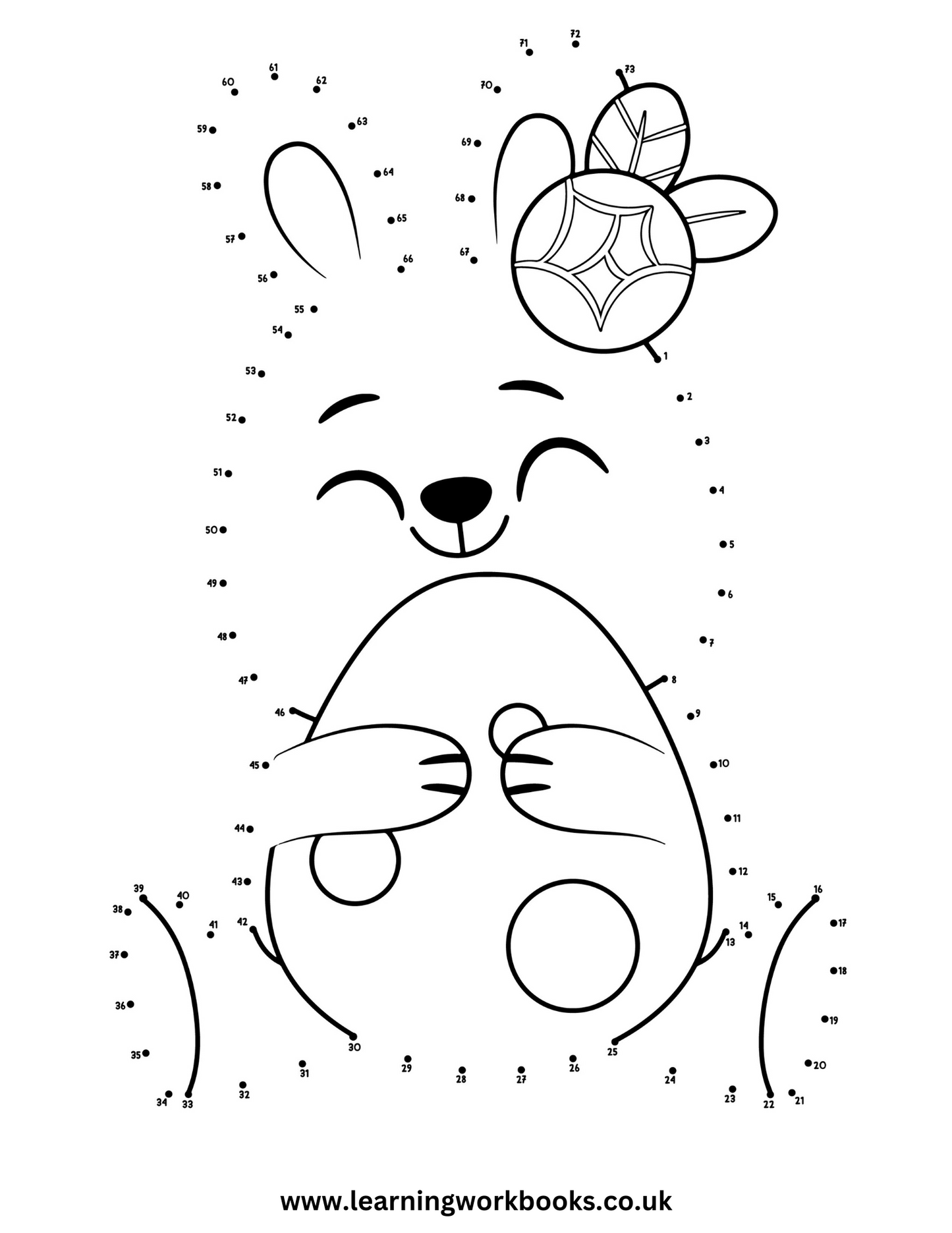 Easter Dot to Dot Book 1 (downloadable digital product)