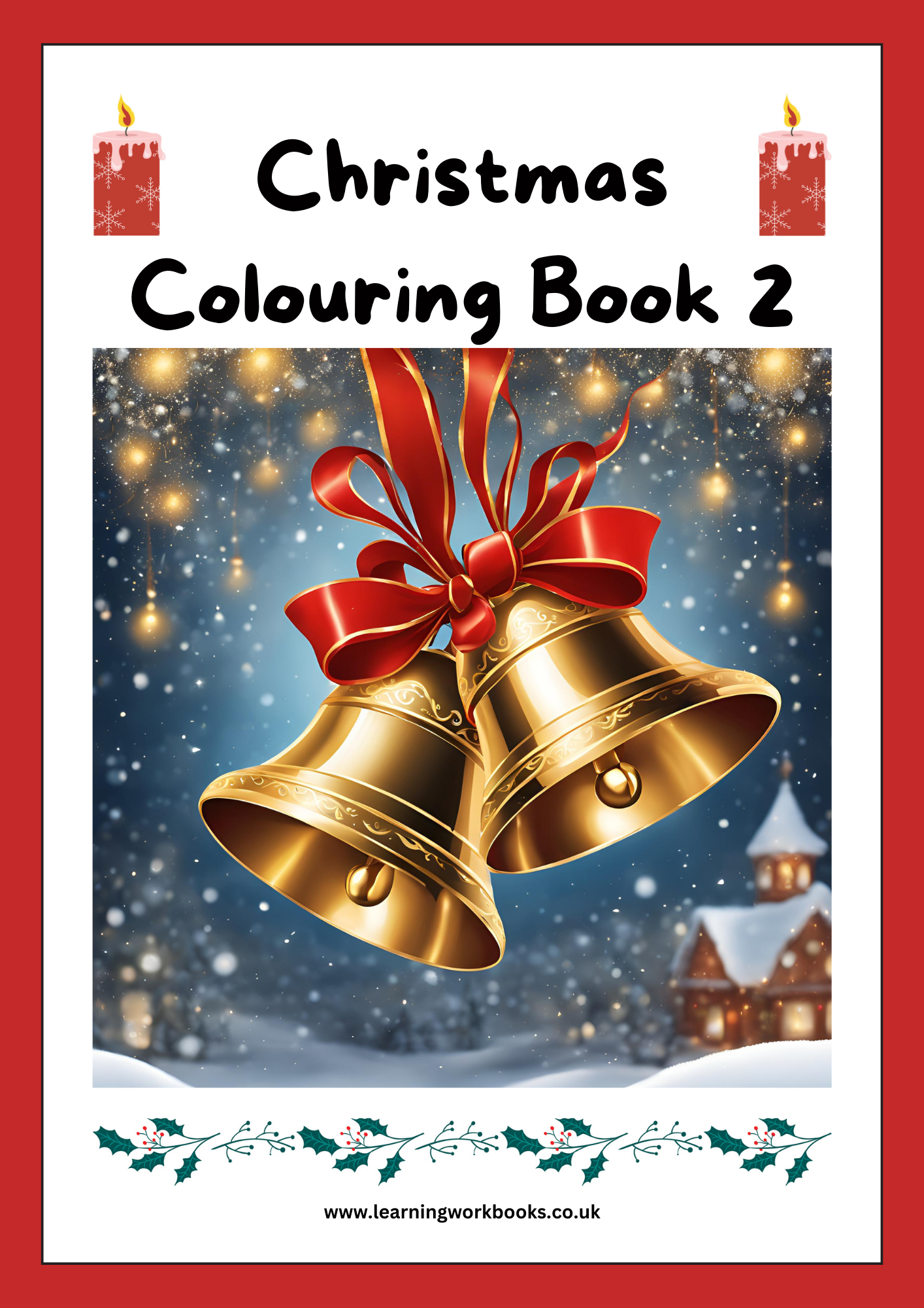 Christmas Colouring Book 2 (downloadable digital product)