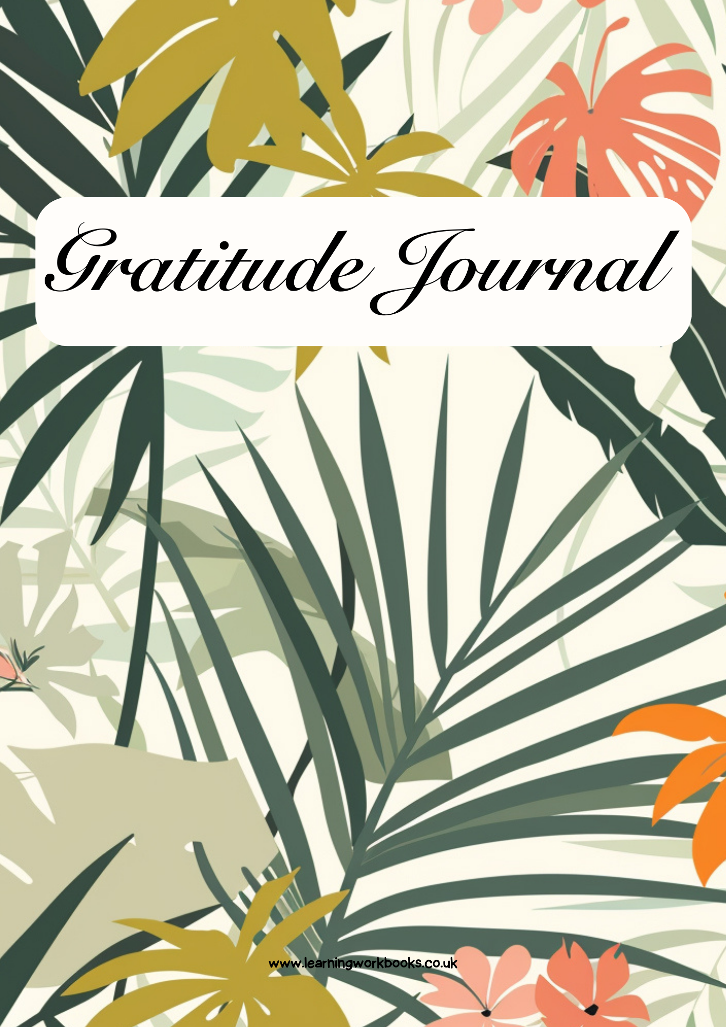 Jungle Patterns Gratitude Journal 9 (downloadable digital product)