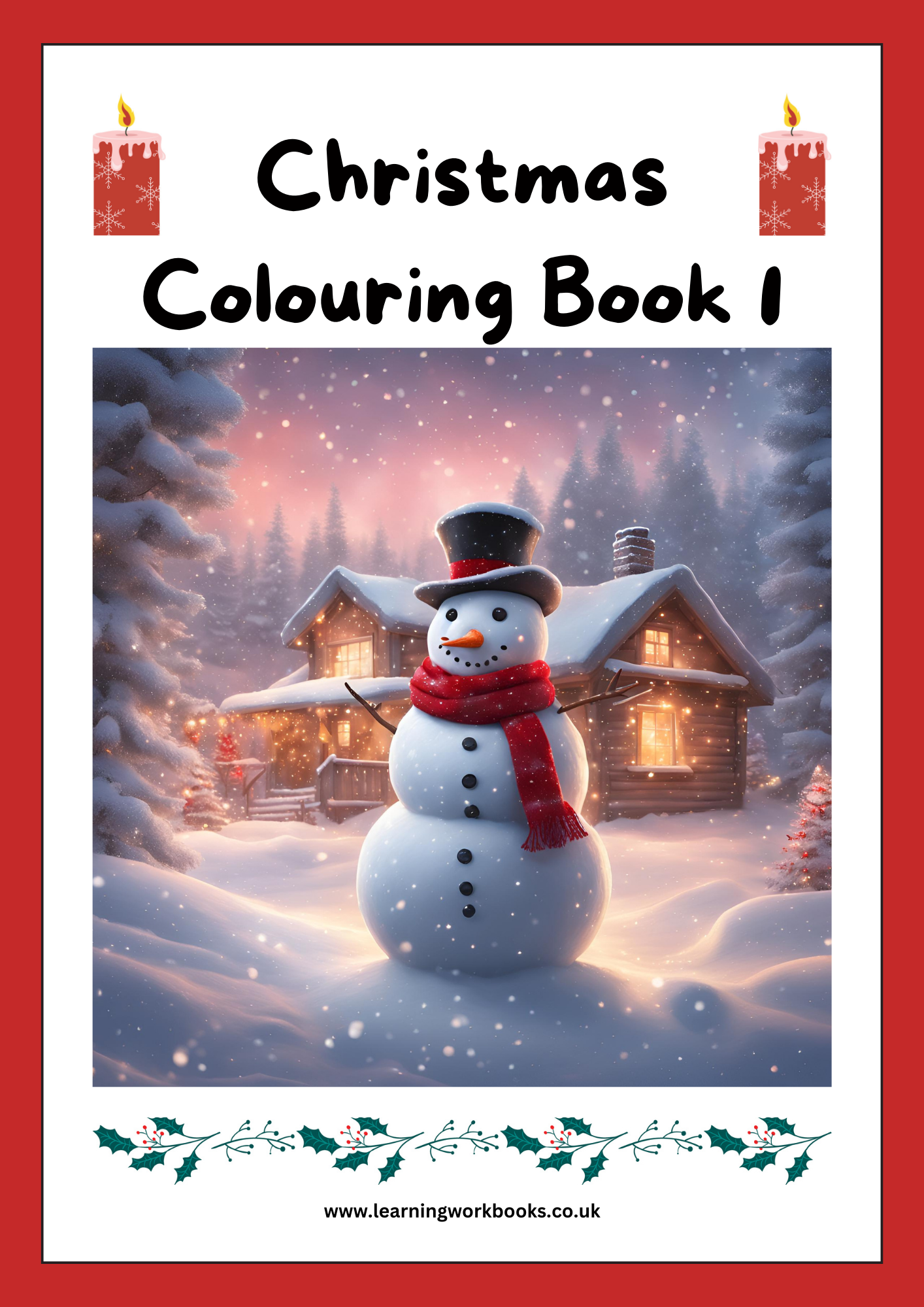 Christmas Colouring Book 1 (downloadable digital product)