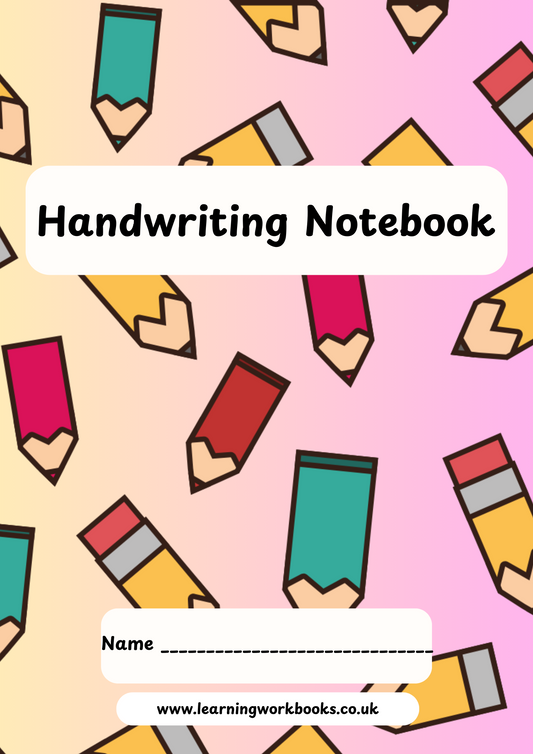 Handwriting Notebook 1 for 5-8 Year Olds (downloadable digital product)