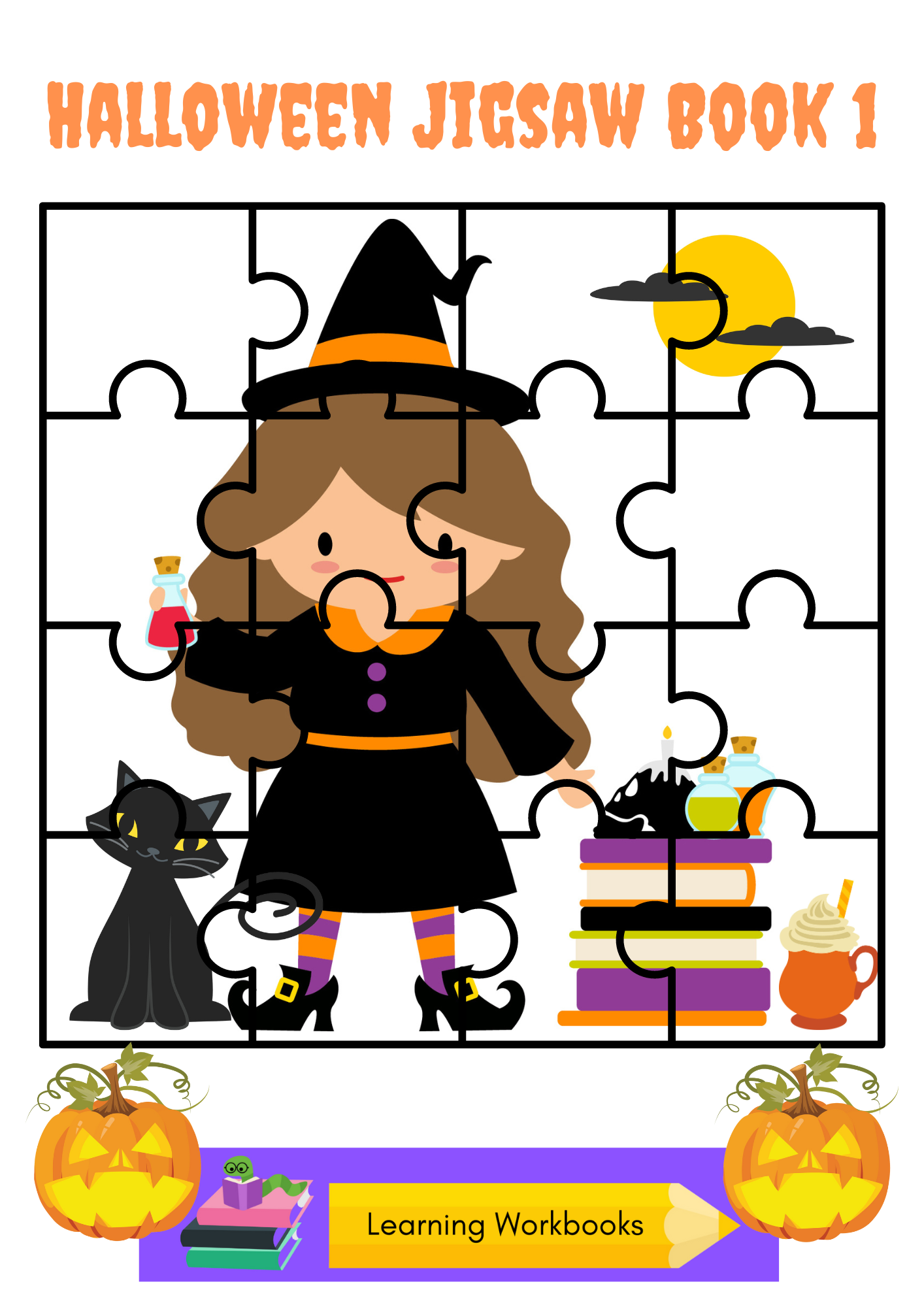 Halloween Jigsaw Book 1 (downloadable digital product)