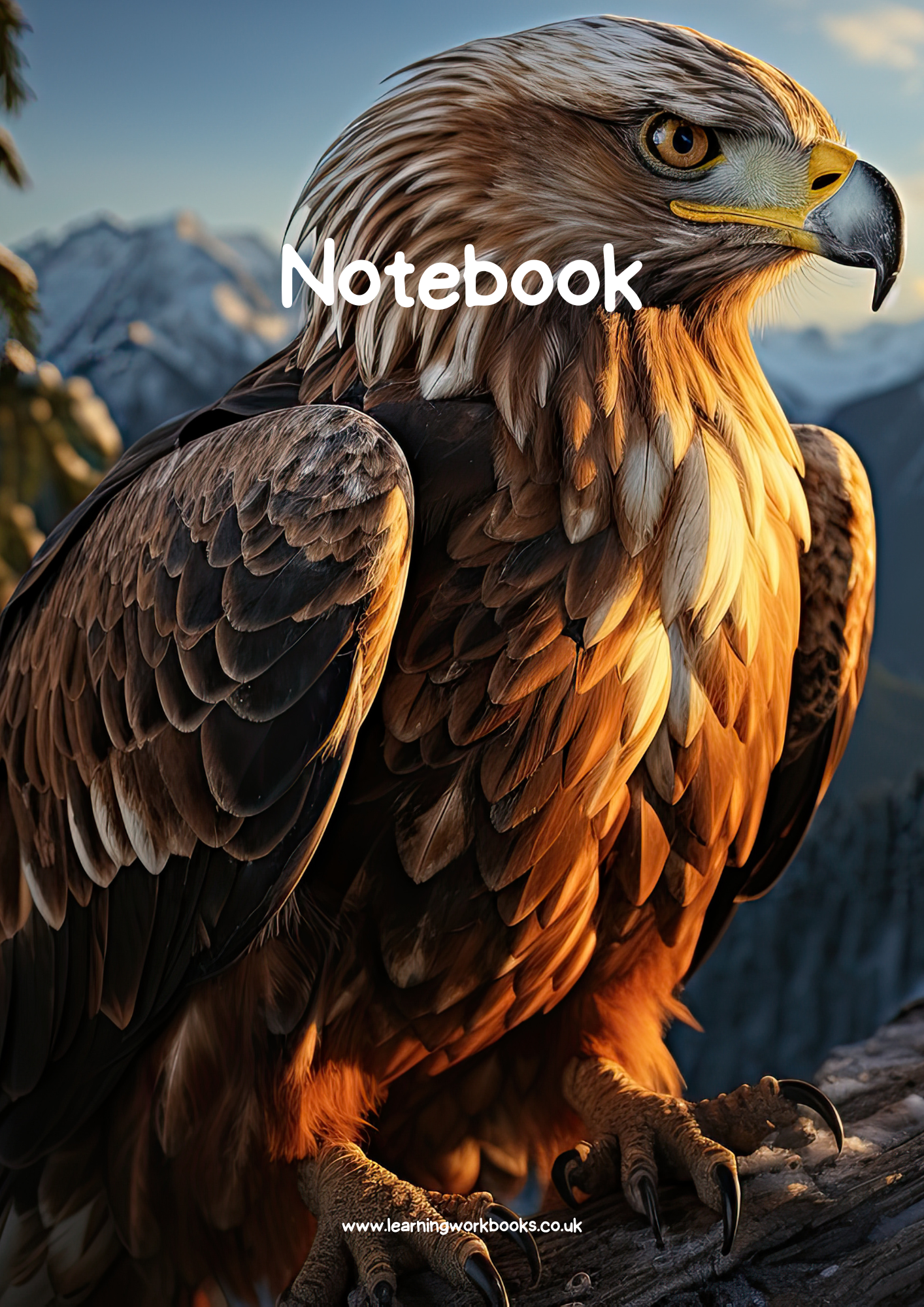 Eagle A4 Lined Notebook 8 (downloadable digital product)