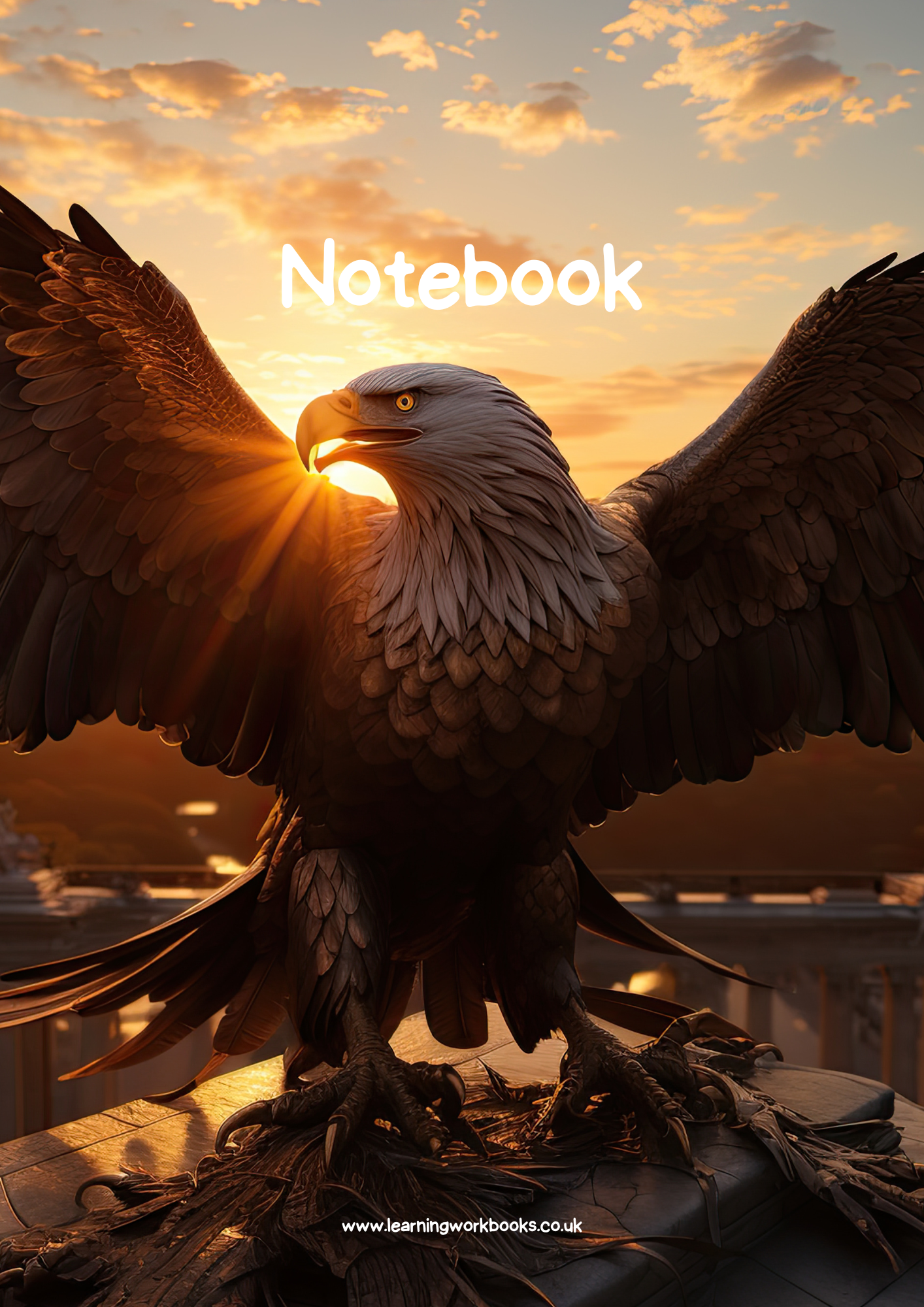 Eagle A4 Lined Notebook 10 (downloadable digital product)