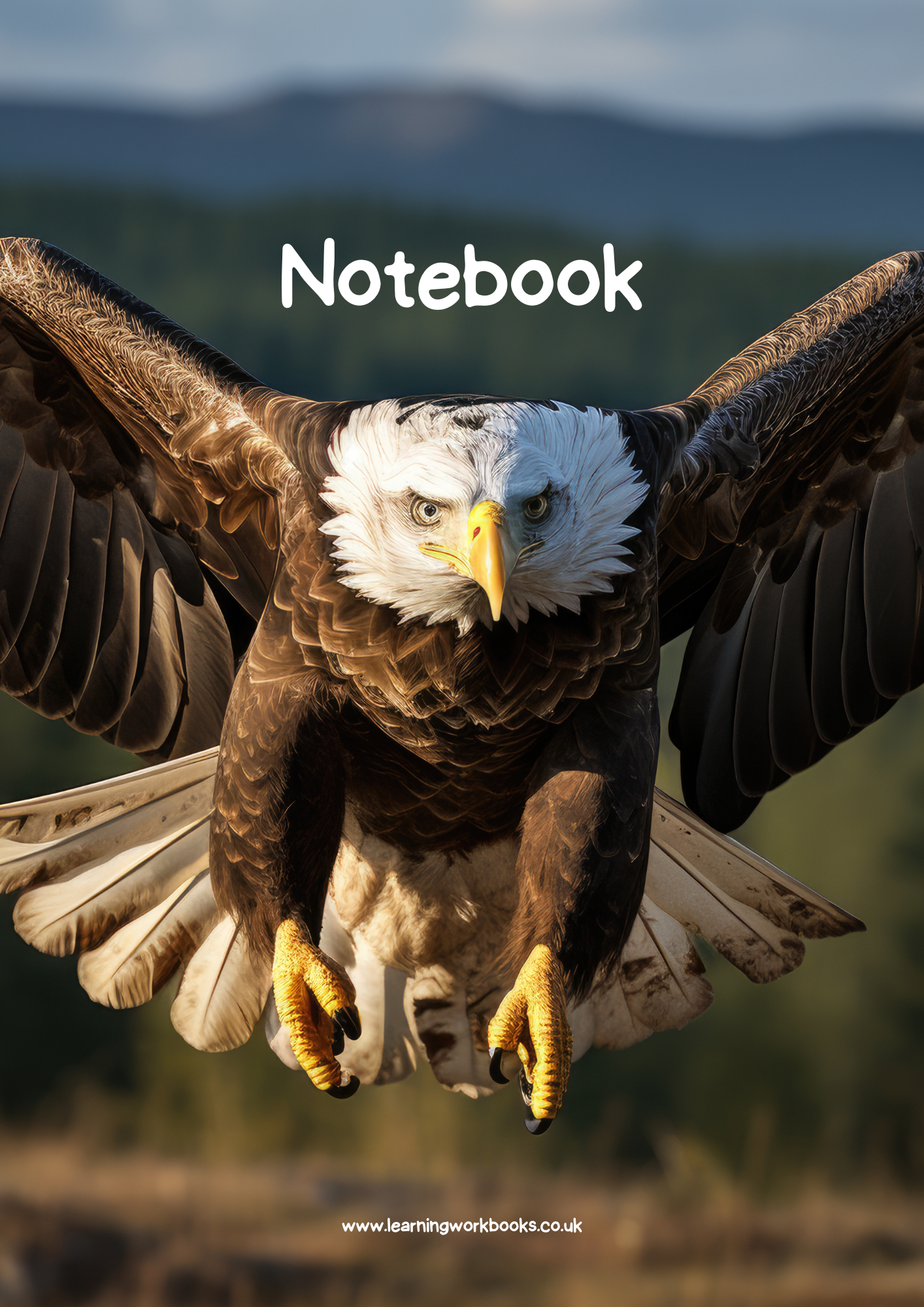 Eagle A4 Lined Notebook 9 (downloadable digital product)
