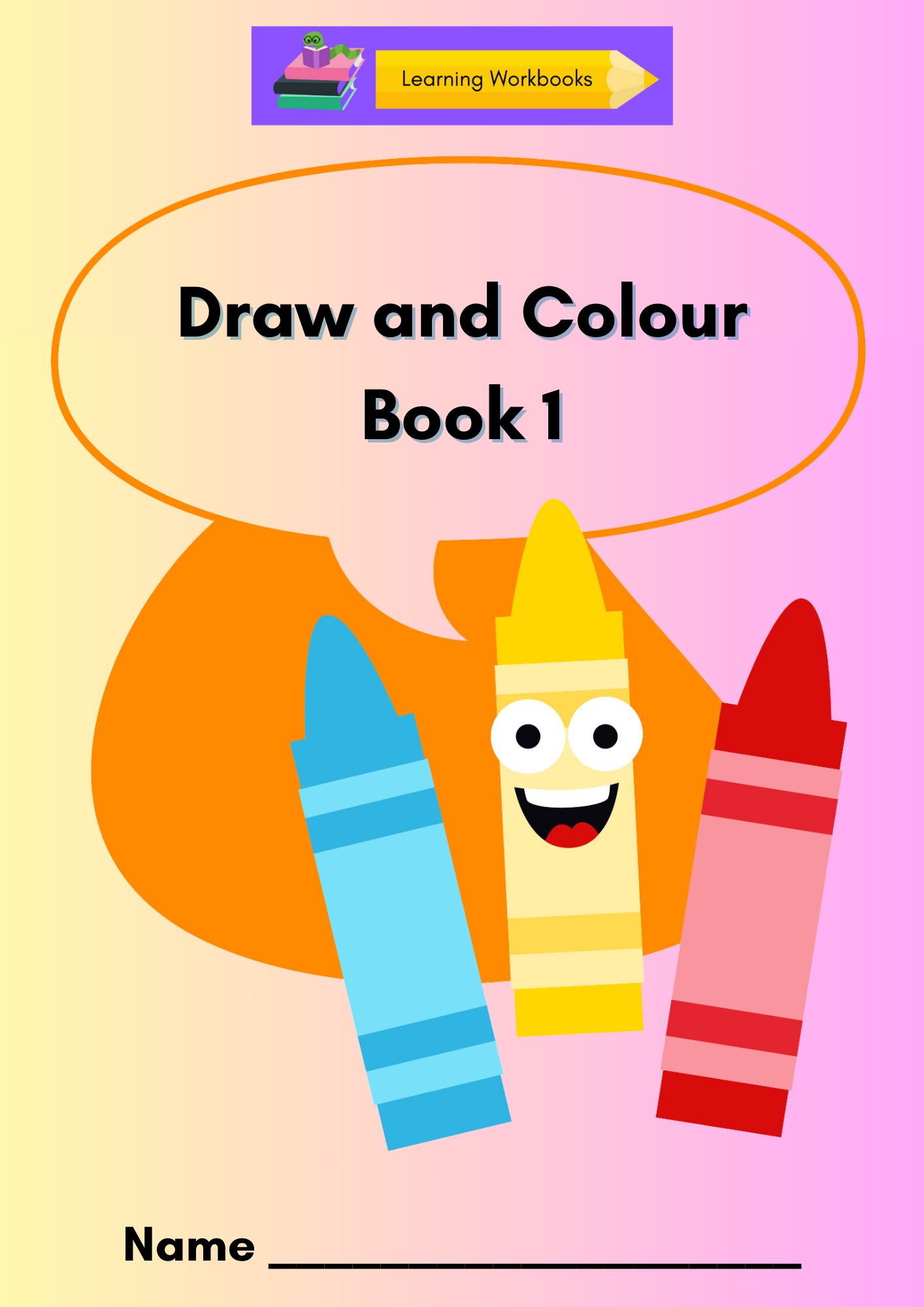 Draw and Colour Book 1 (downloadable digital product)