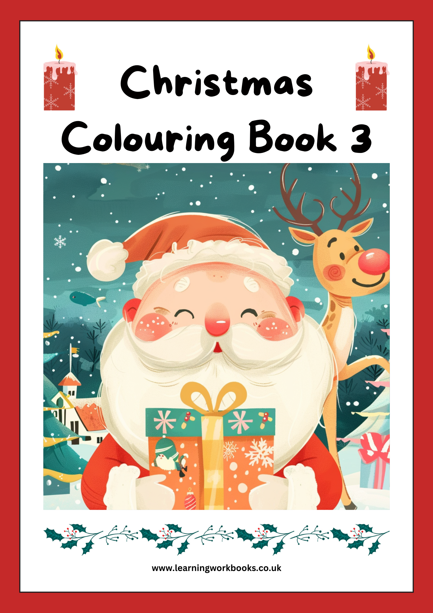 Christmas Colouring Book 3 (downloadable digital product)