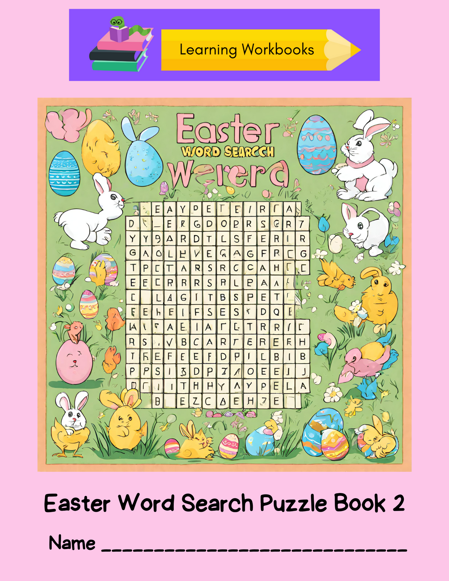 Easter Word Search Puzzle Book 2 (downloadable digital product)